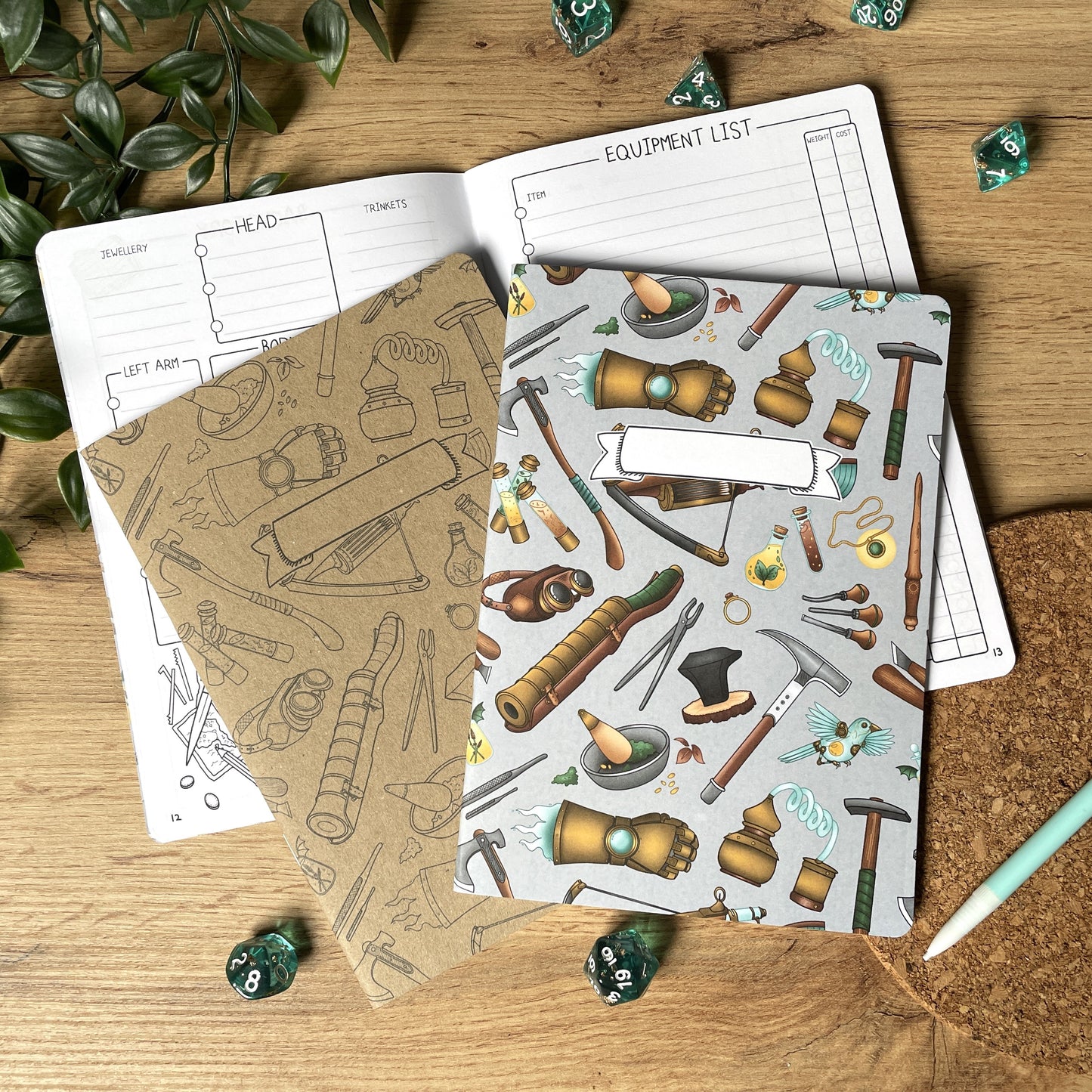 Artificer's Workshop A5 Character Book