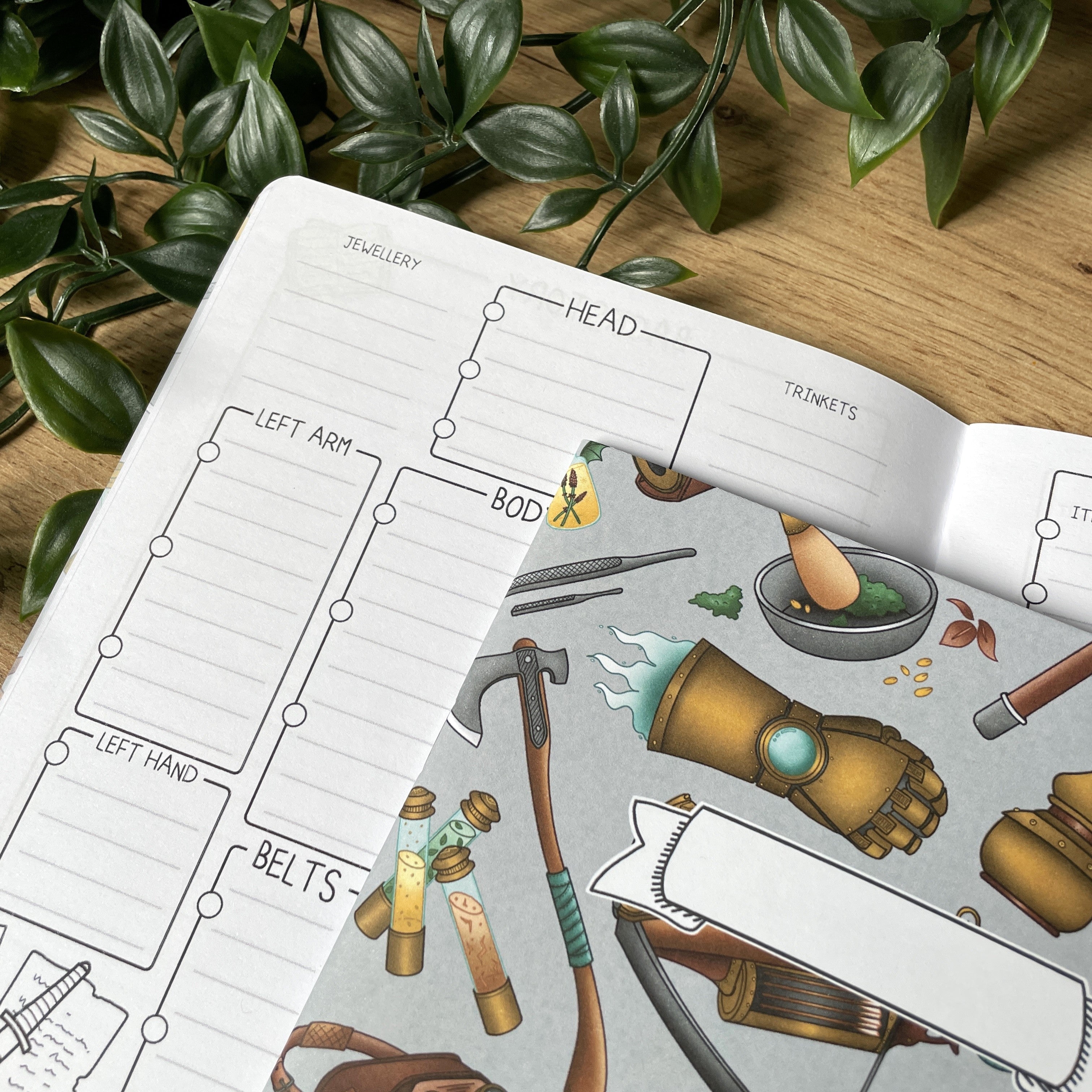 Artificer's Workshop A5 Character Book