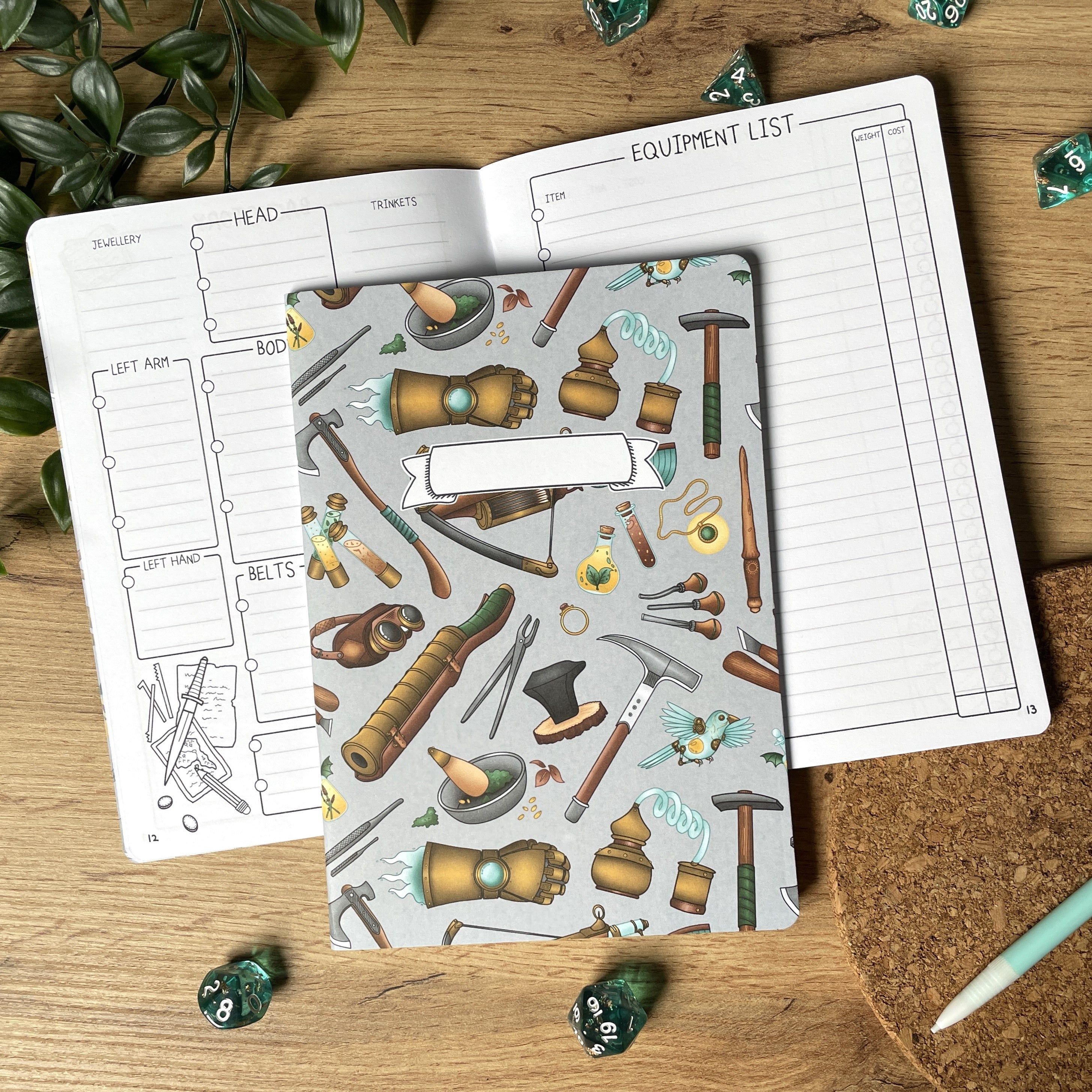 Artificer's Workshop A5 Character Book