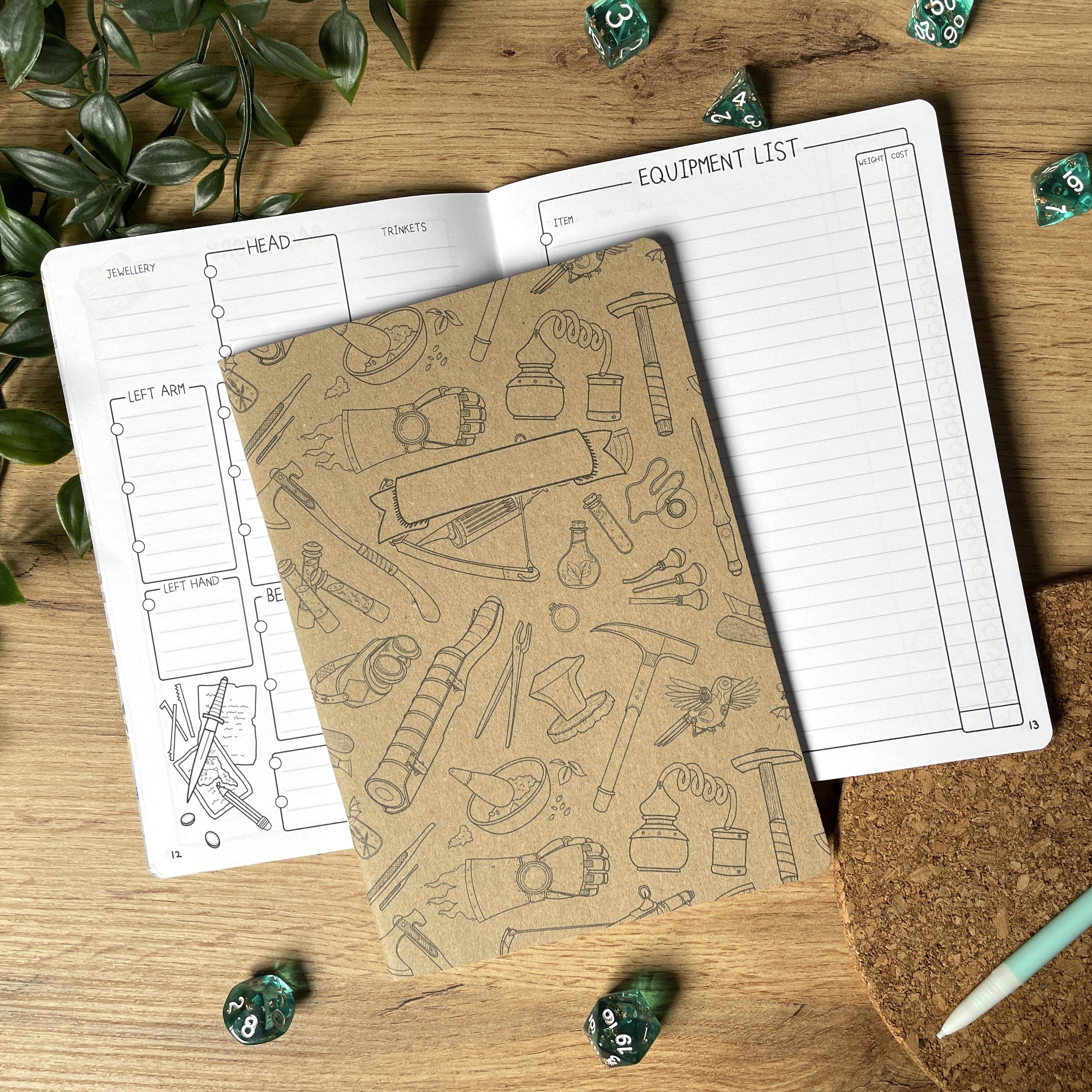 Artificer's Workshop A5 Character Book