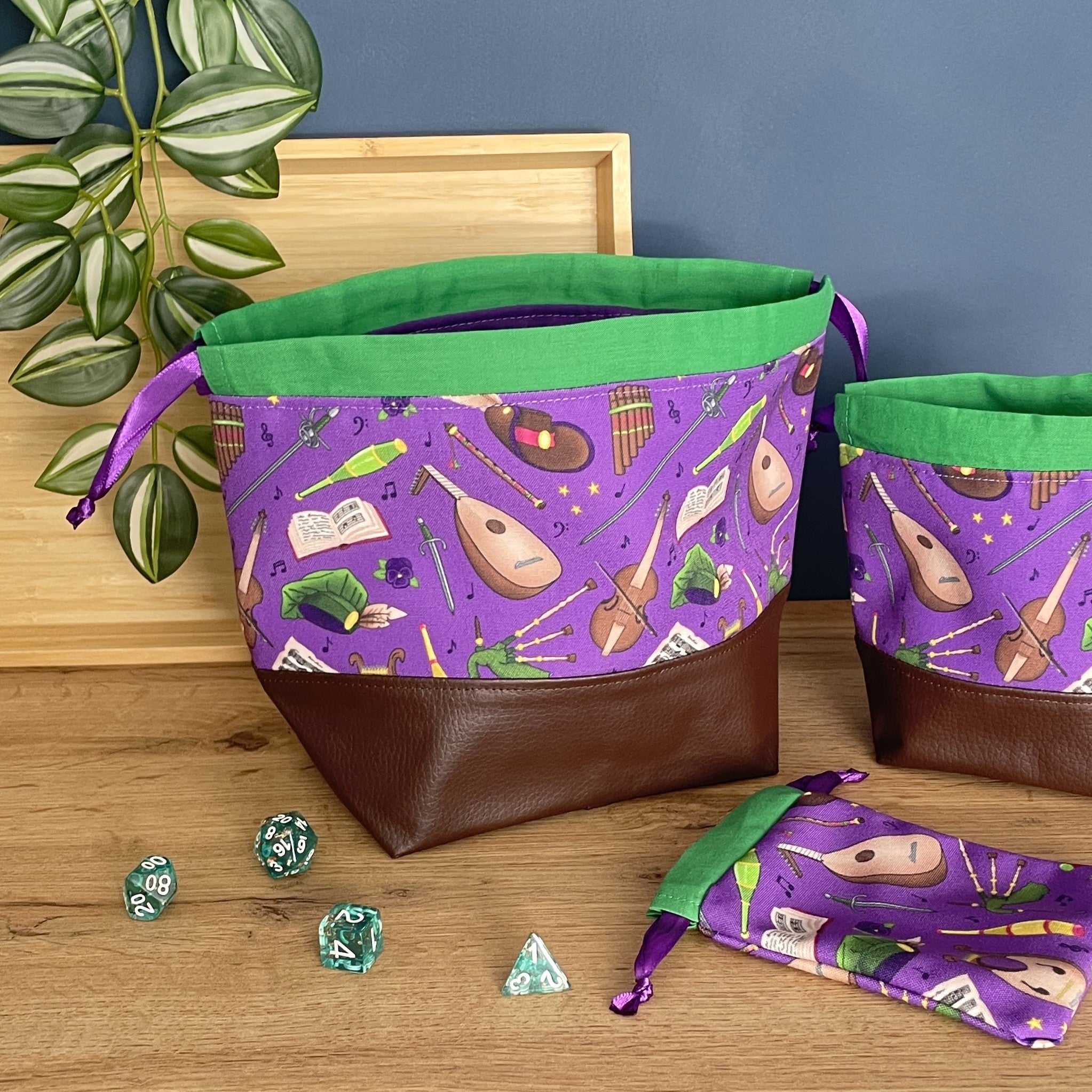 Bardic Musings Dice Bags