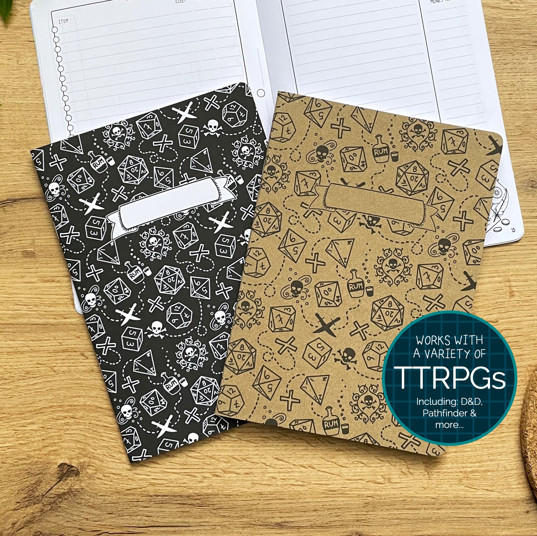 Gothic Pirate A5 Character Book