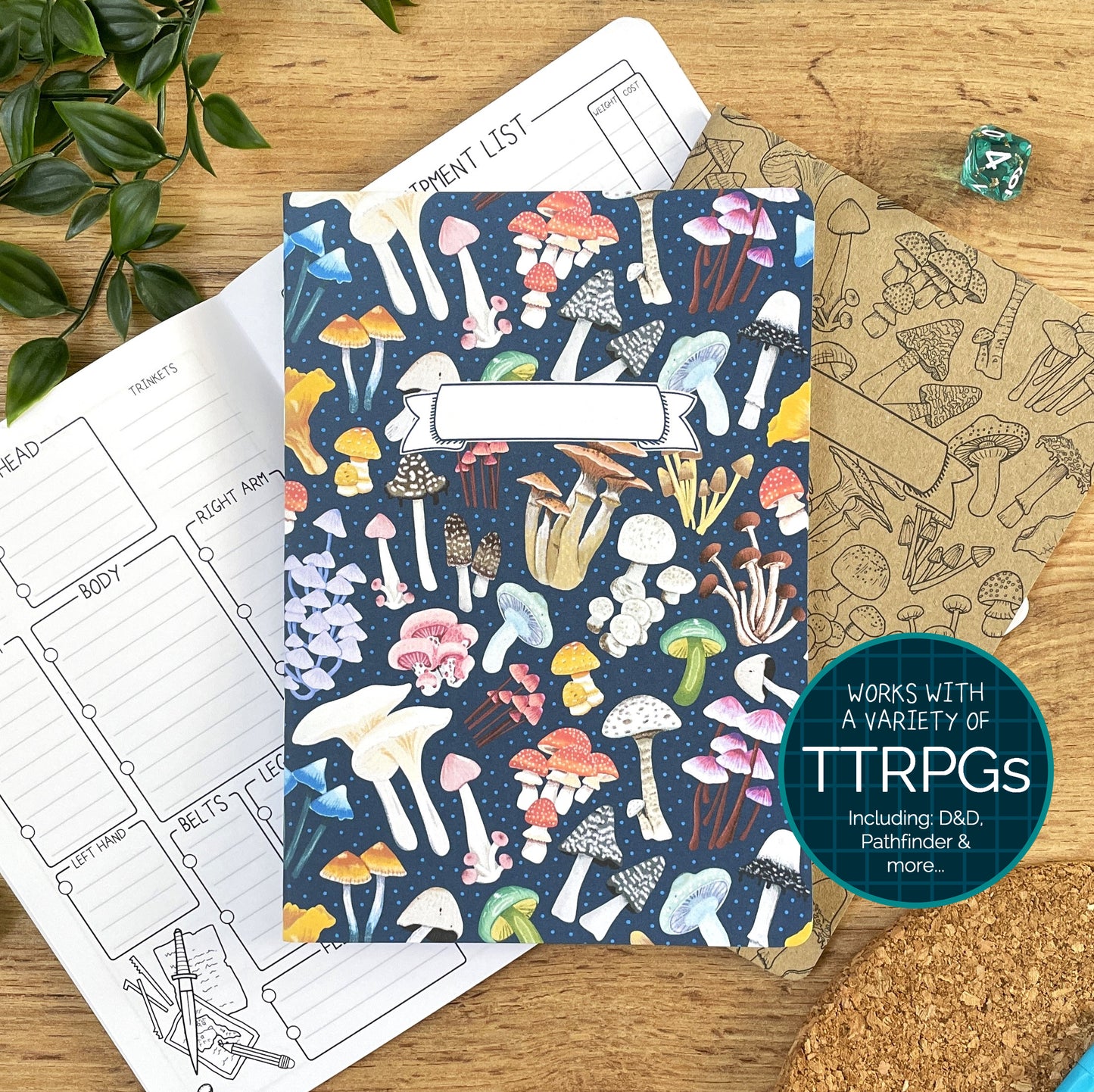 Mushroom Medley A5 Character Book