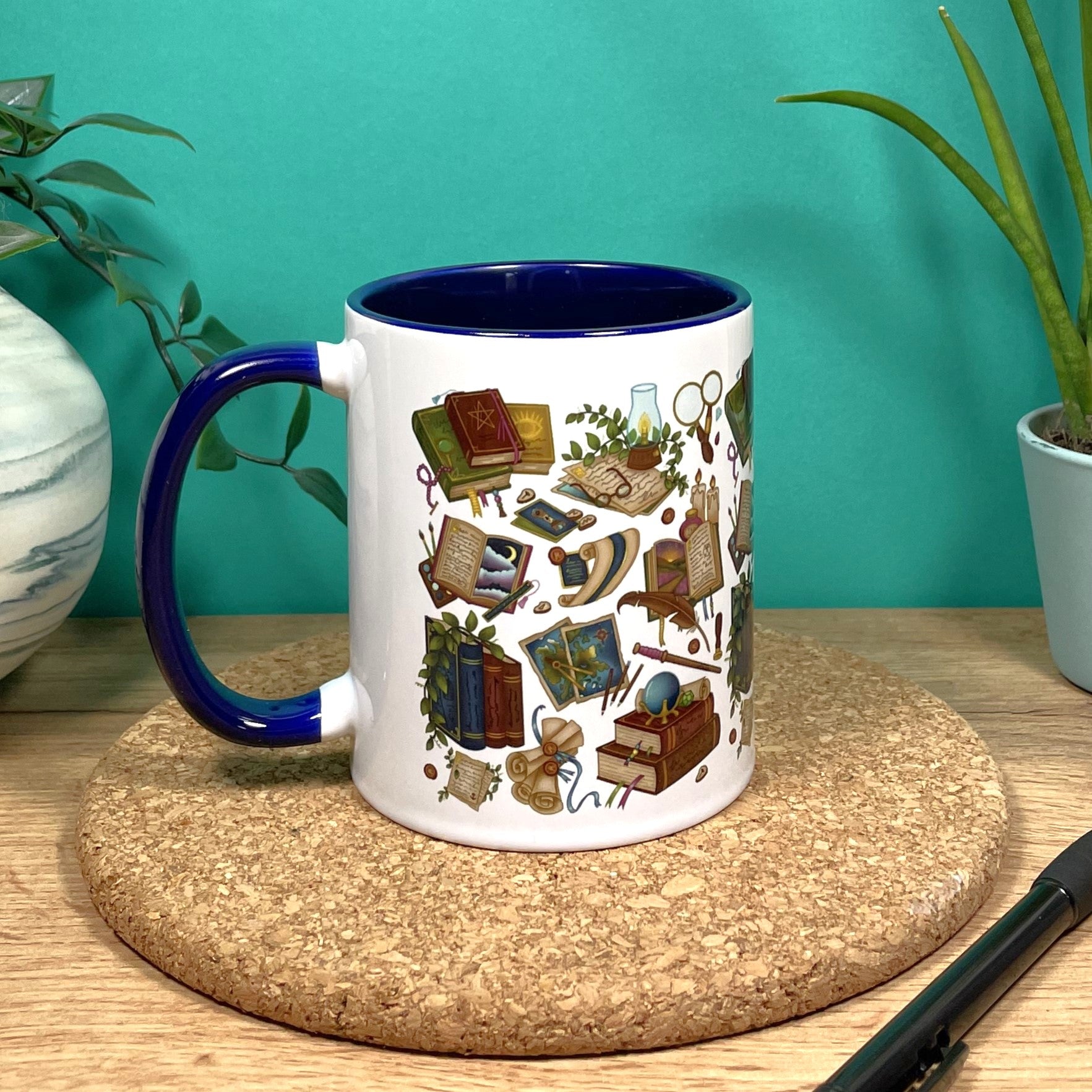 Fantasy Library Mug of Holding