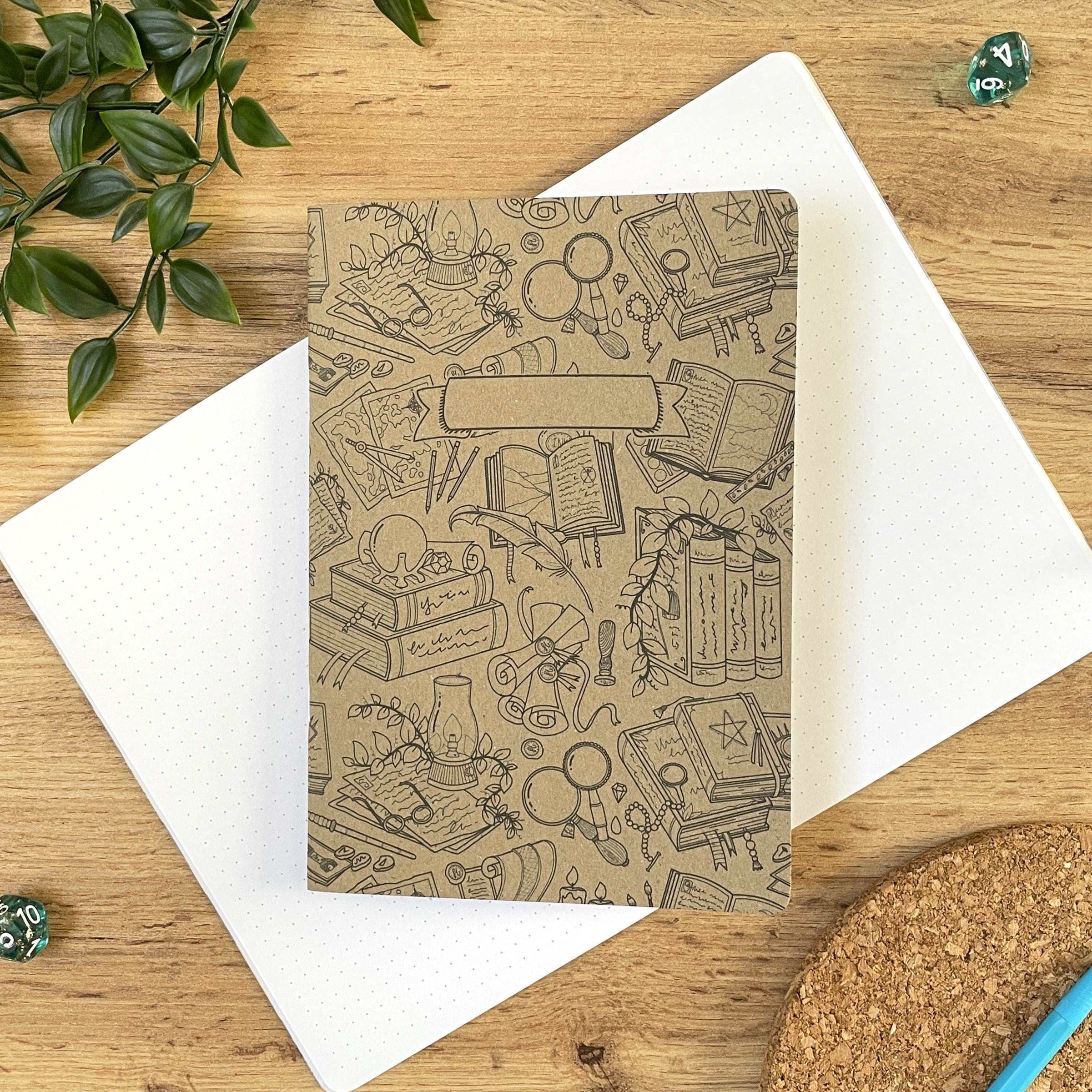 Fantasy Library A5 Notebook