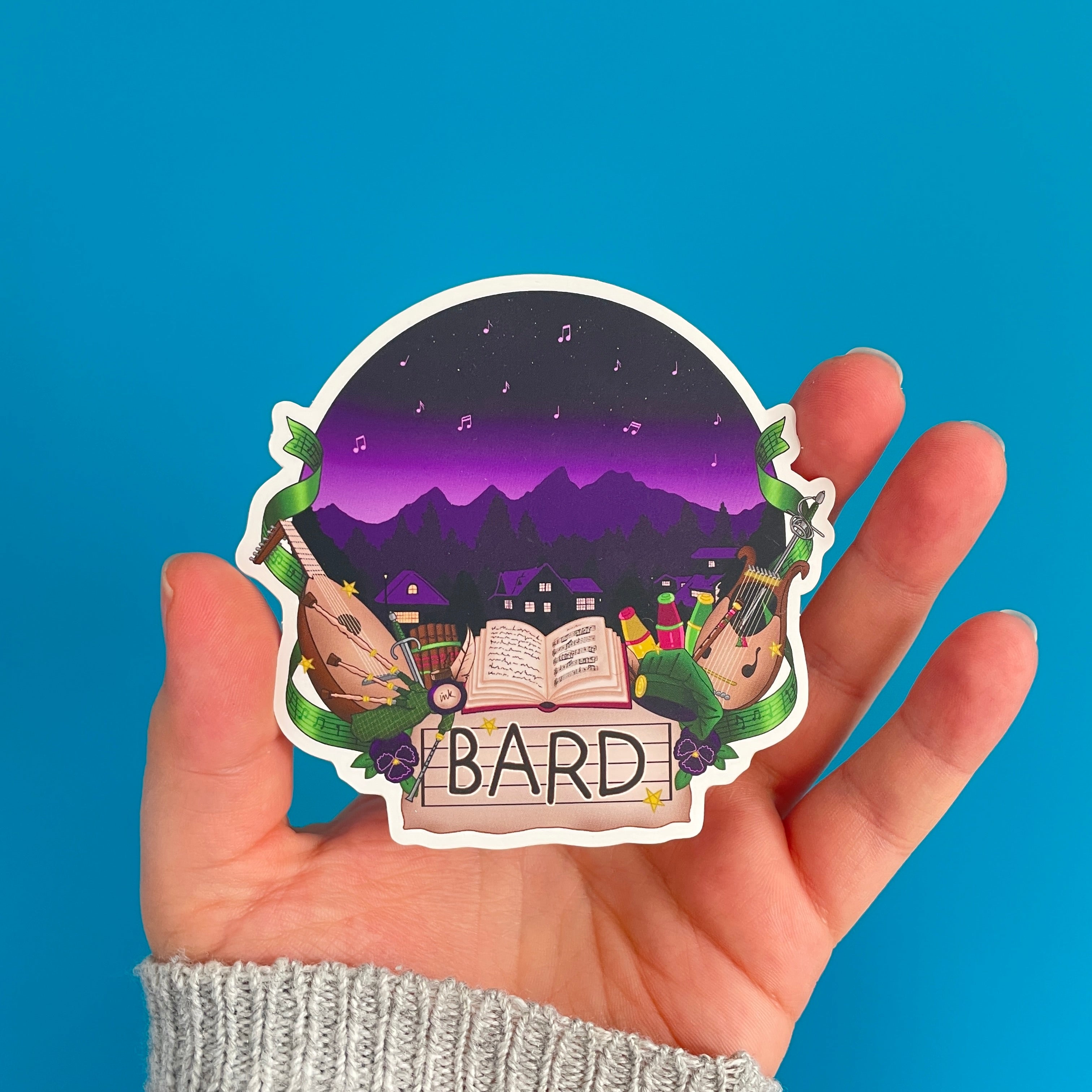 Bardic Musings Vinyl Sticker
