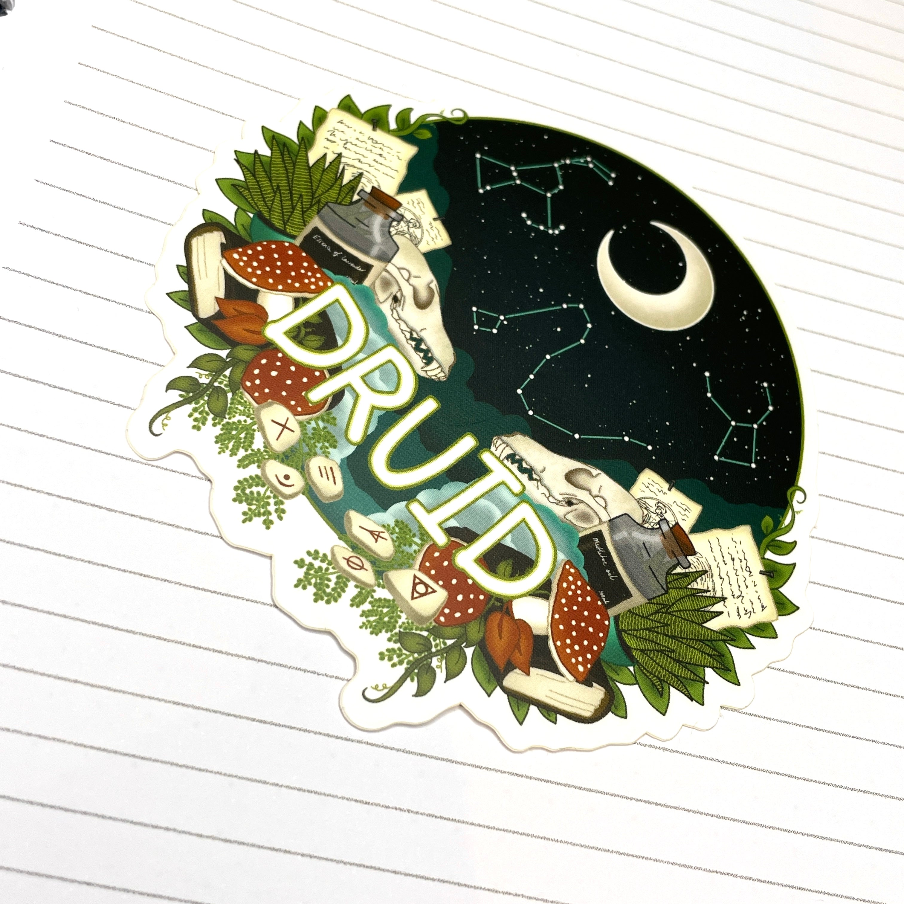 Druidic Nature Vinyl Sticker
