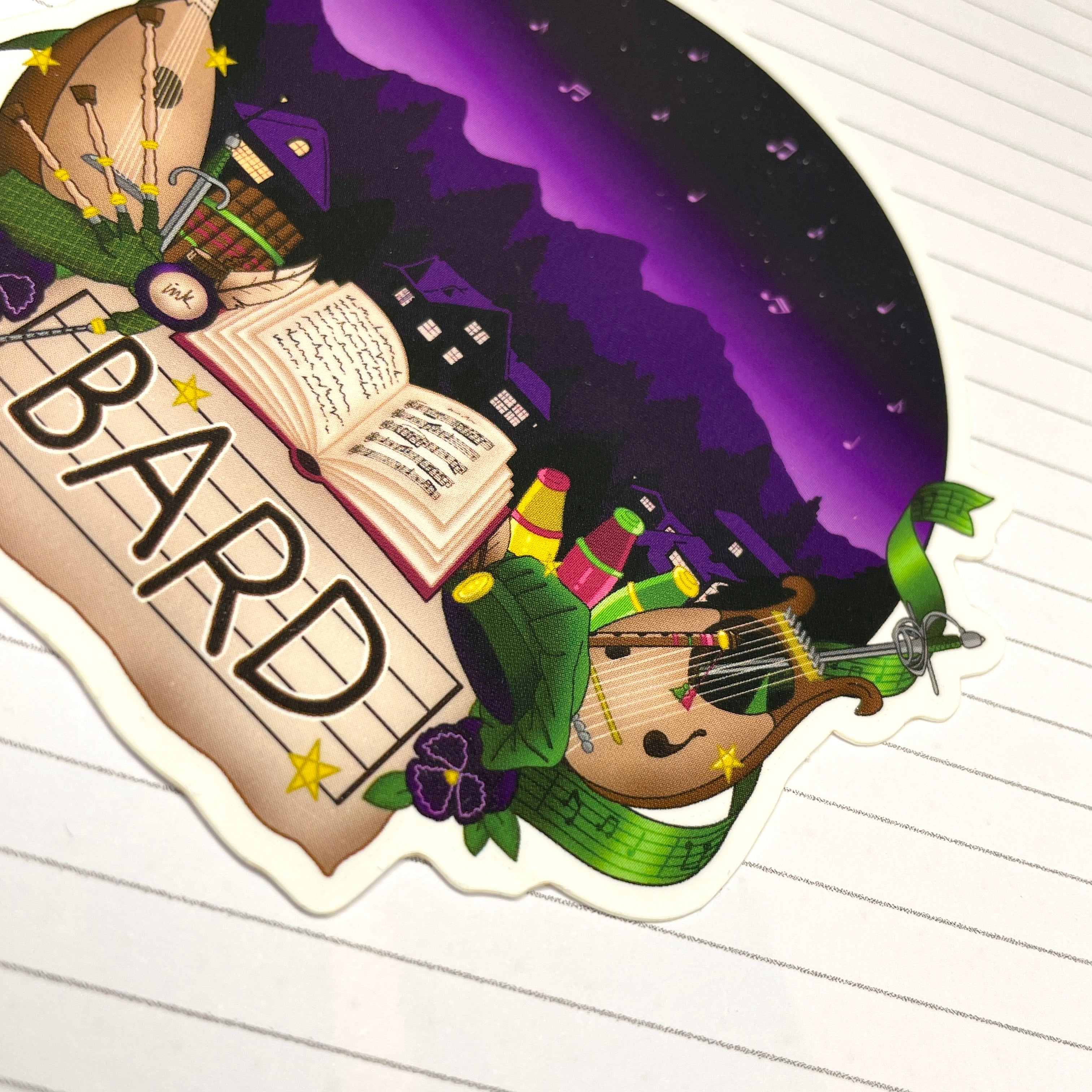 Bardic Musings Vinyl Sticker