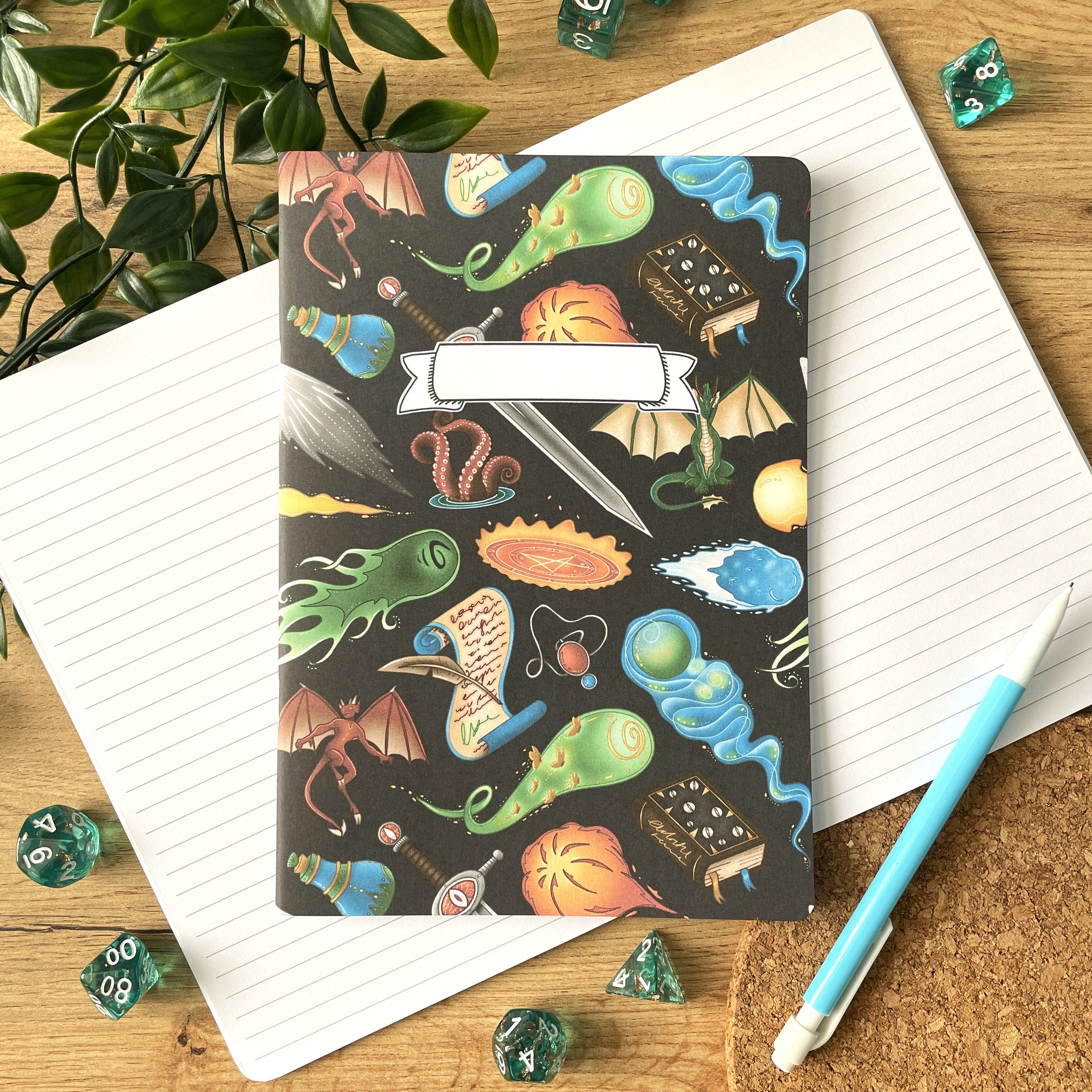 Warlock's Pact A5 Notebook