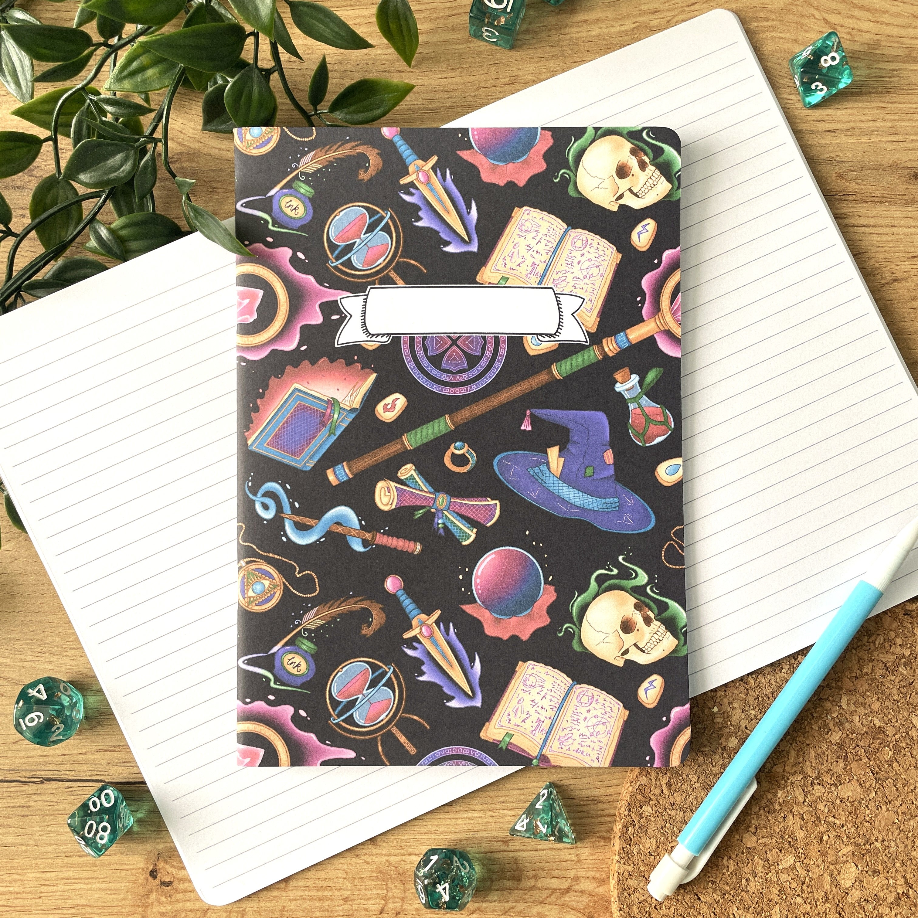 Wizard's Study A5 Notebook