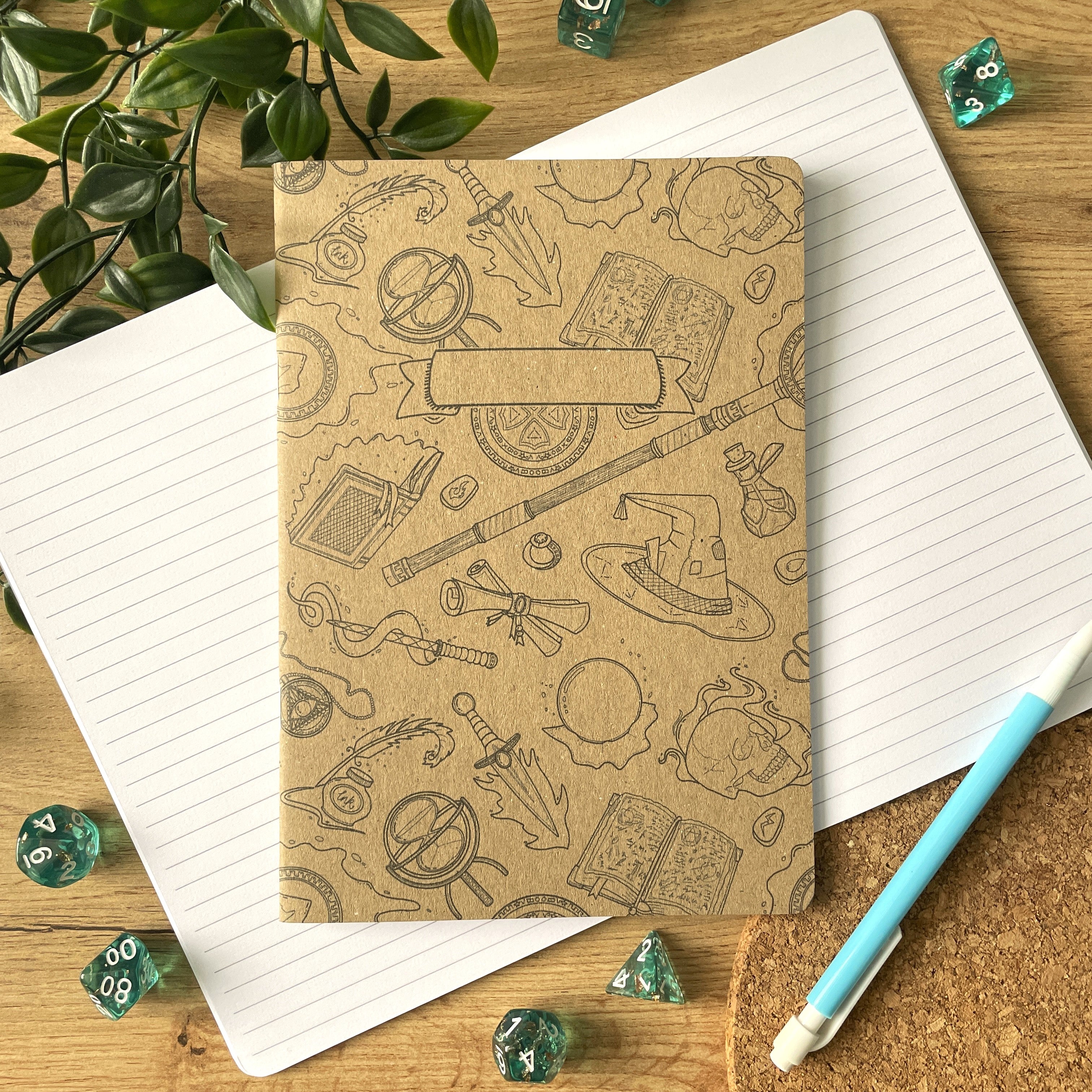 Wizard's Study A5 Notebook