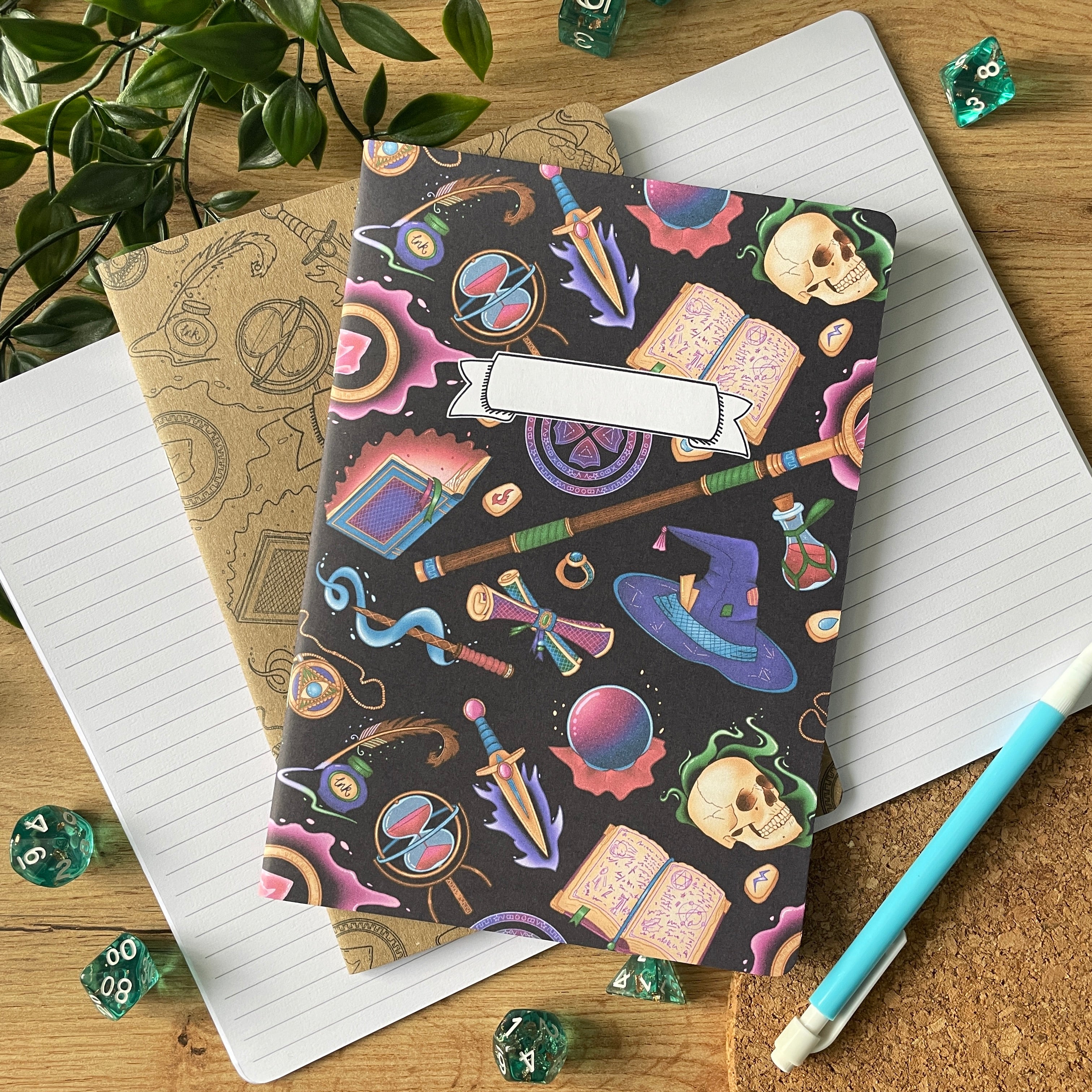 Wizard's Study A5 Notebook