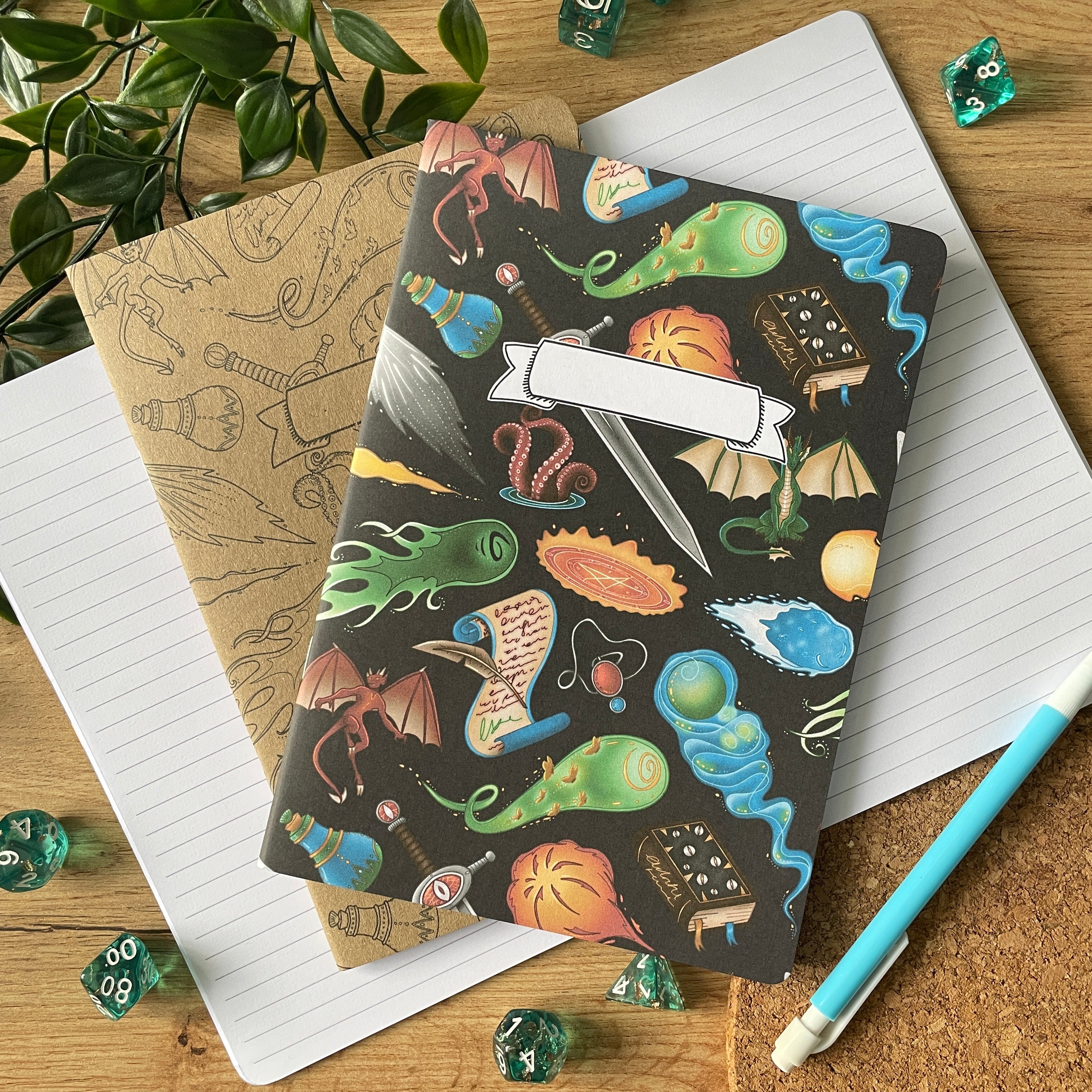 Warlock's Pact A5 Notebook