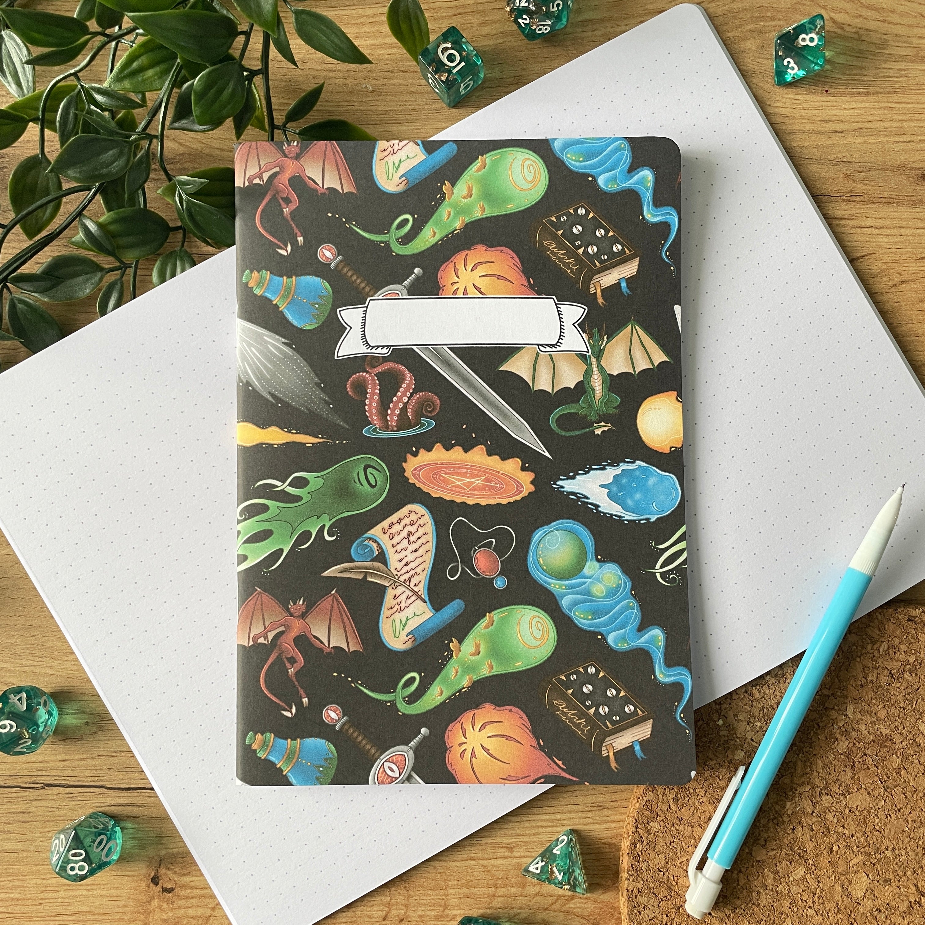 Warlock's Pact A5 Notebook