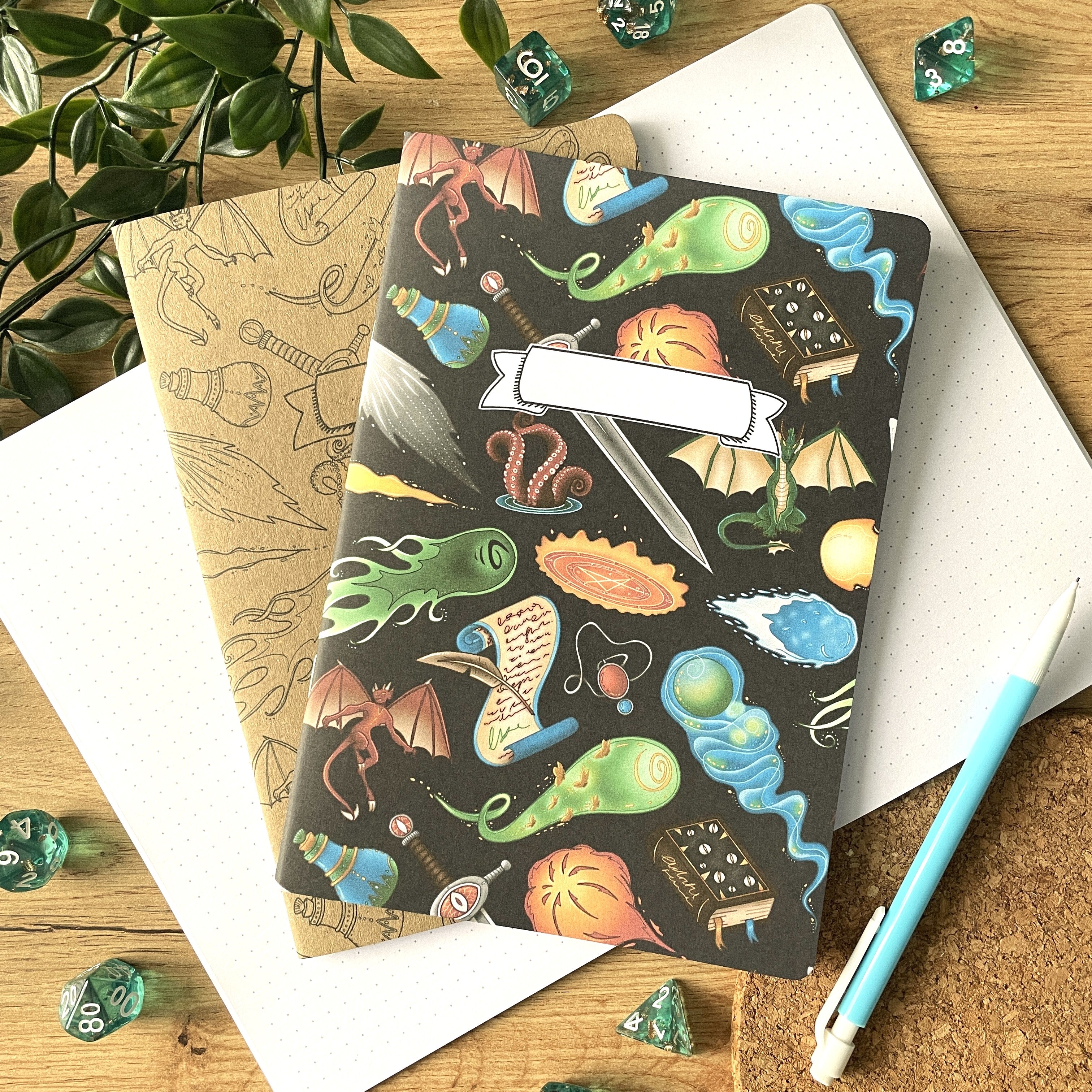 Warlock's Pact A5 Notebook