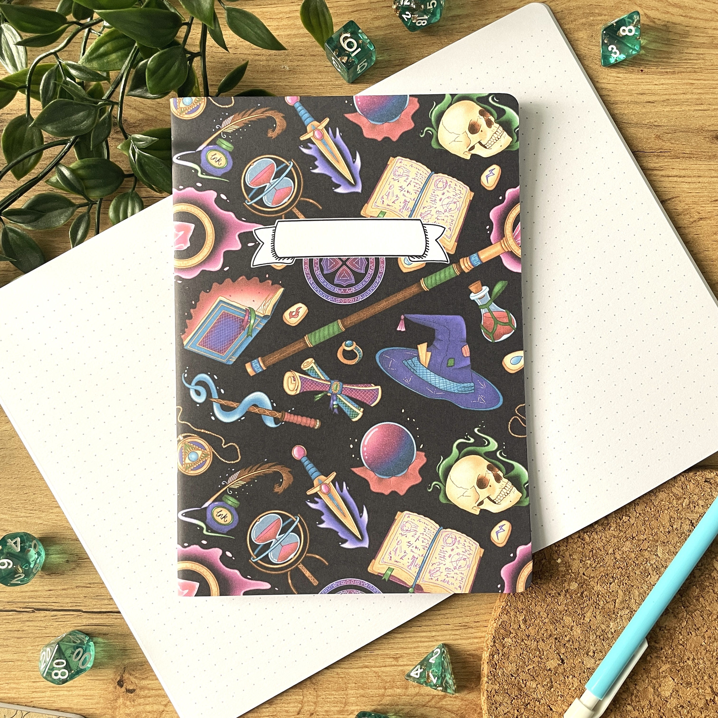 Wizard's Study A5 Notebook