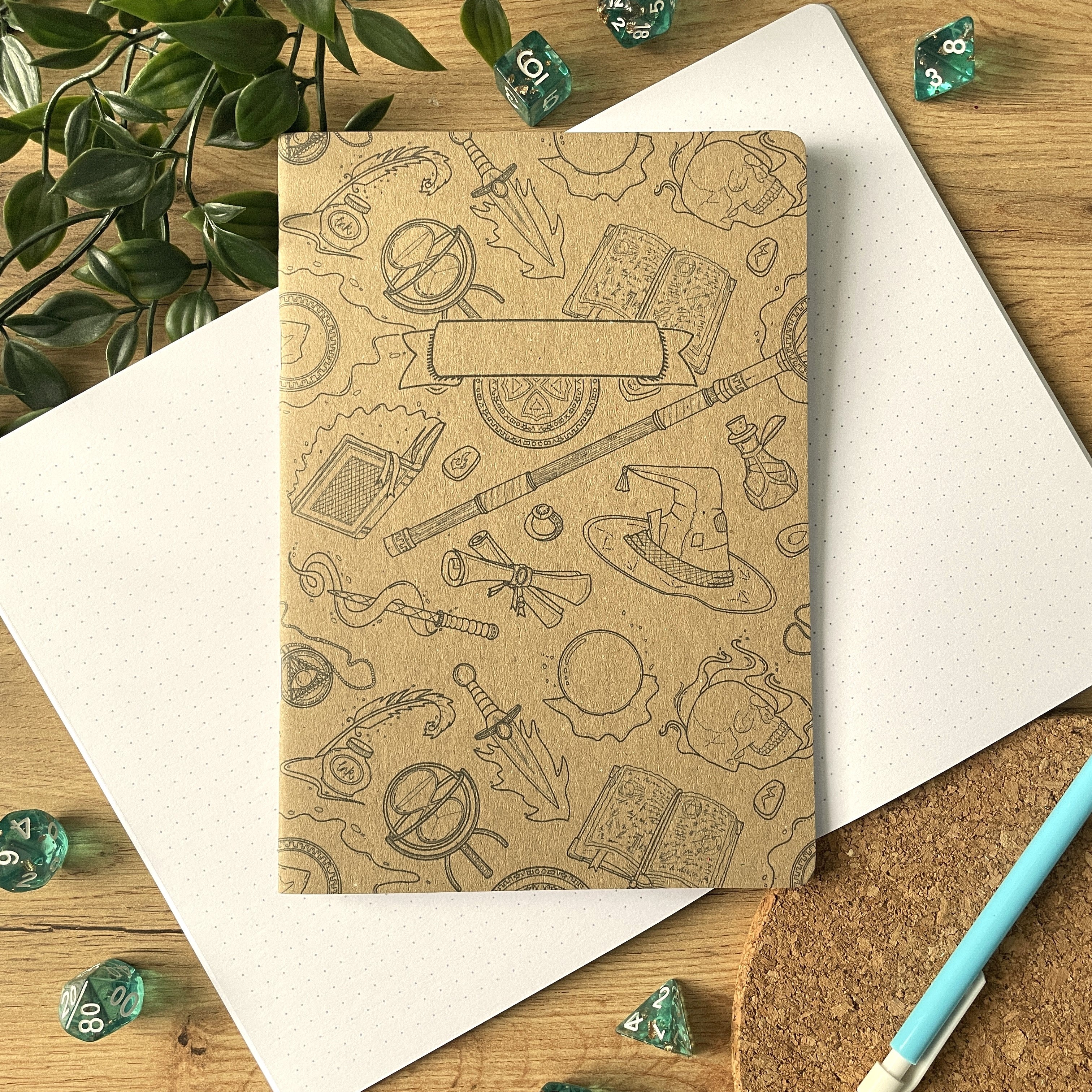 Wizard's Study A5 Notebook