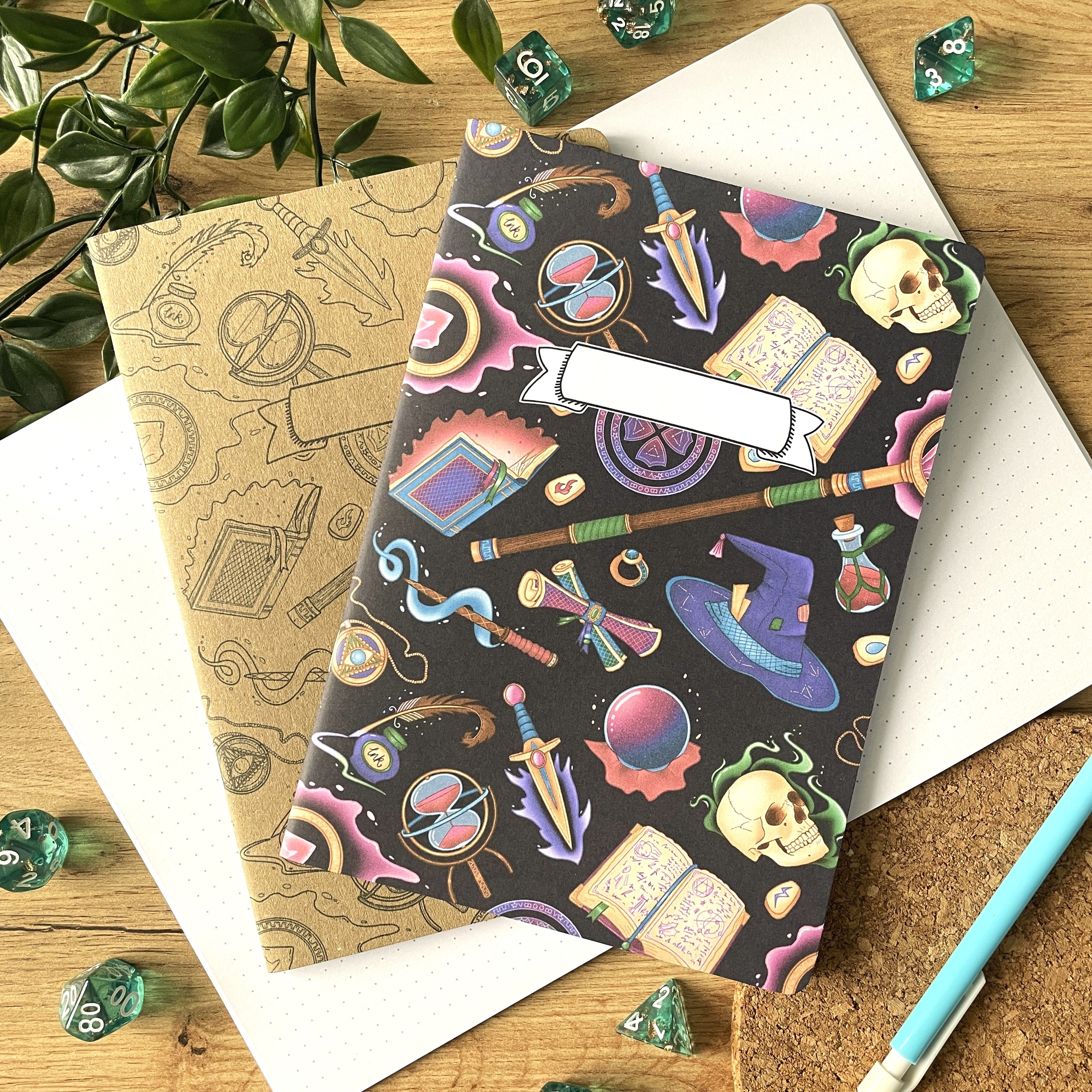 Wizard's Study A5 Notebook