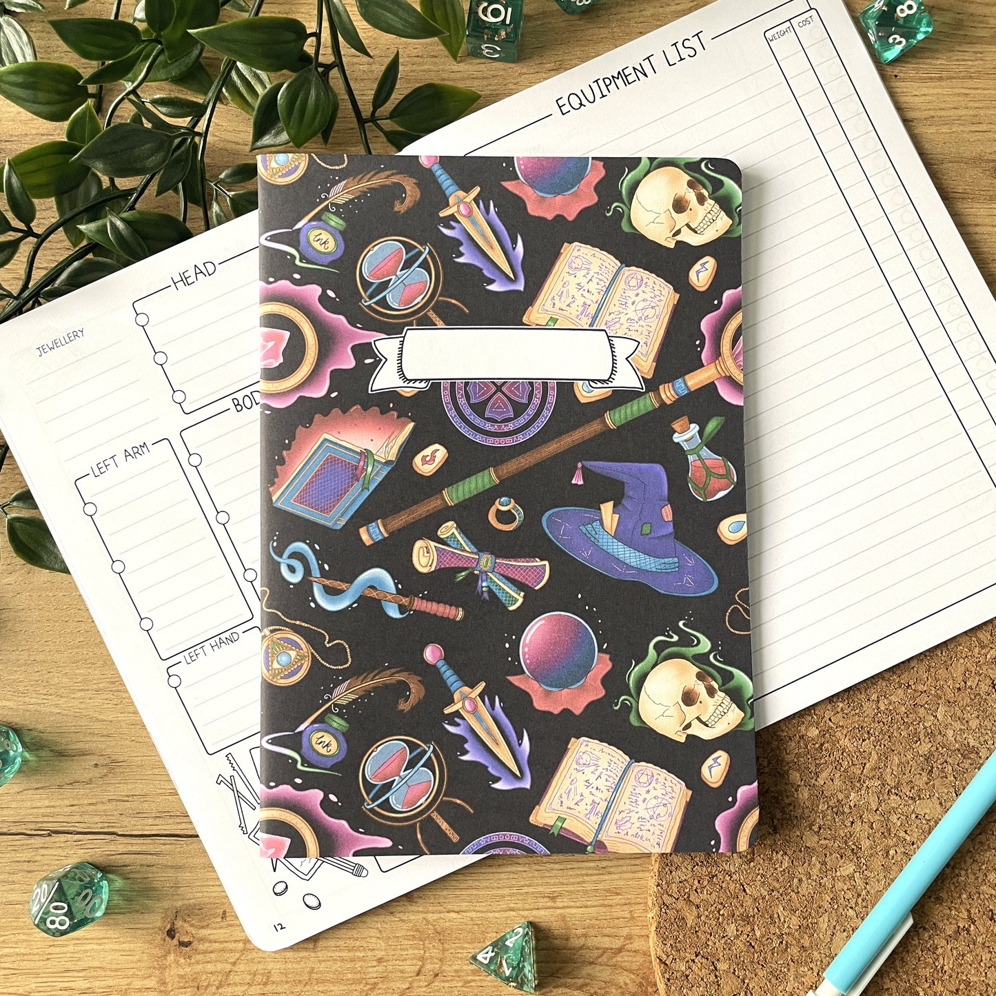 Wizard's Study A5 Character Book