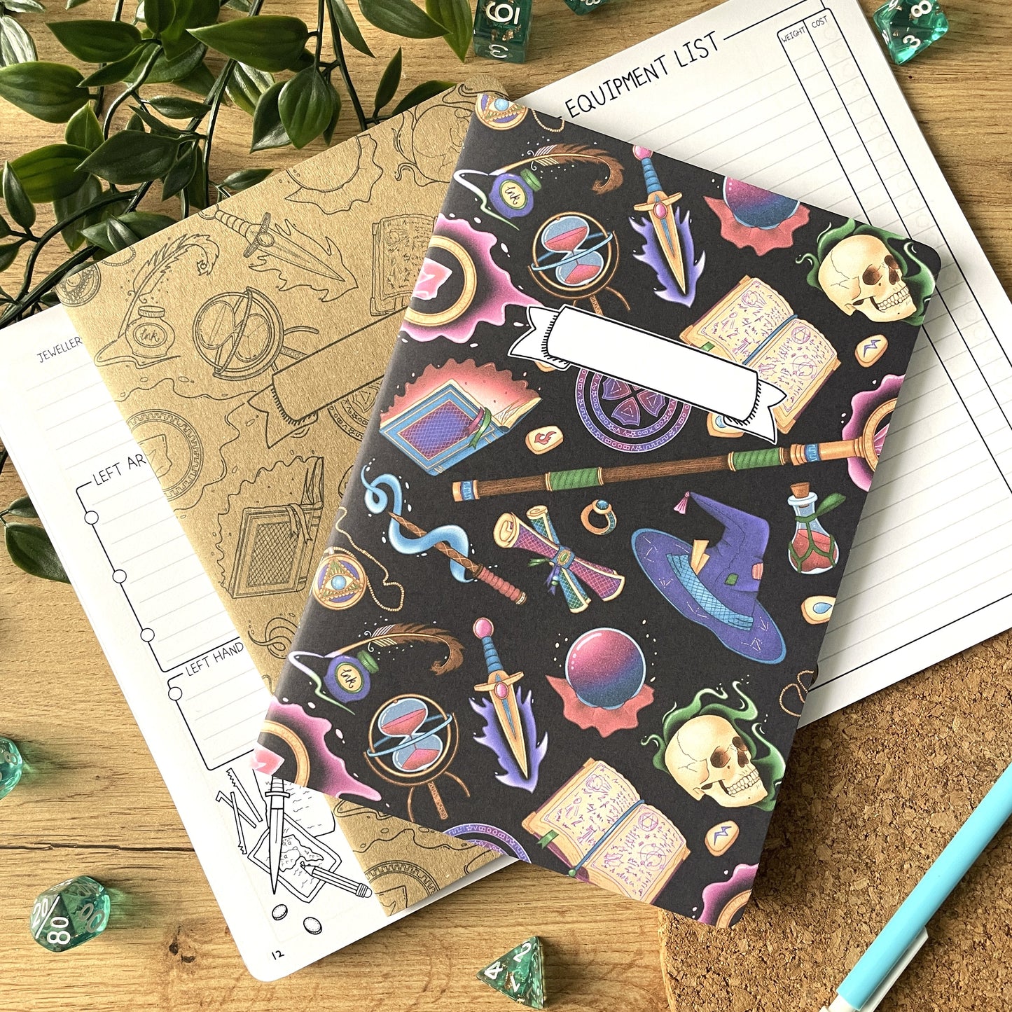 Wizard's Study A5 Character Book