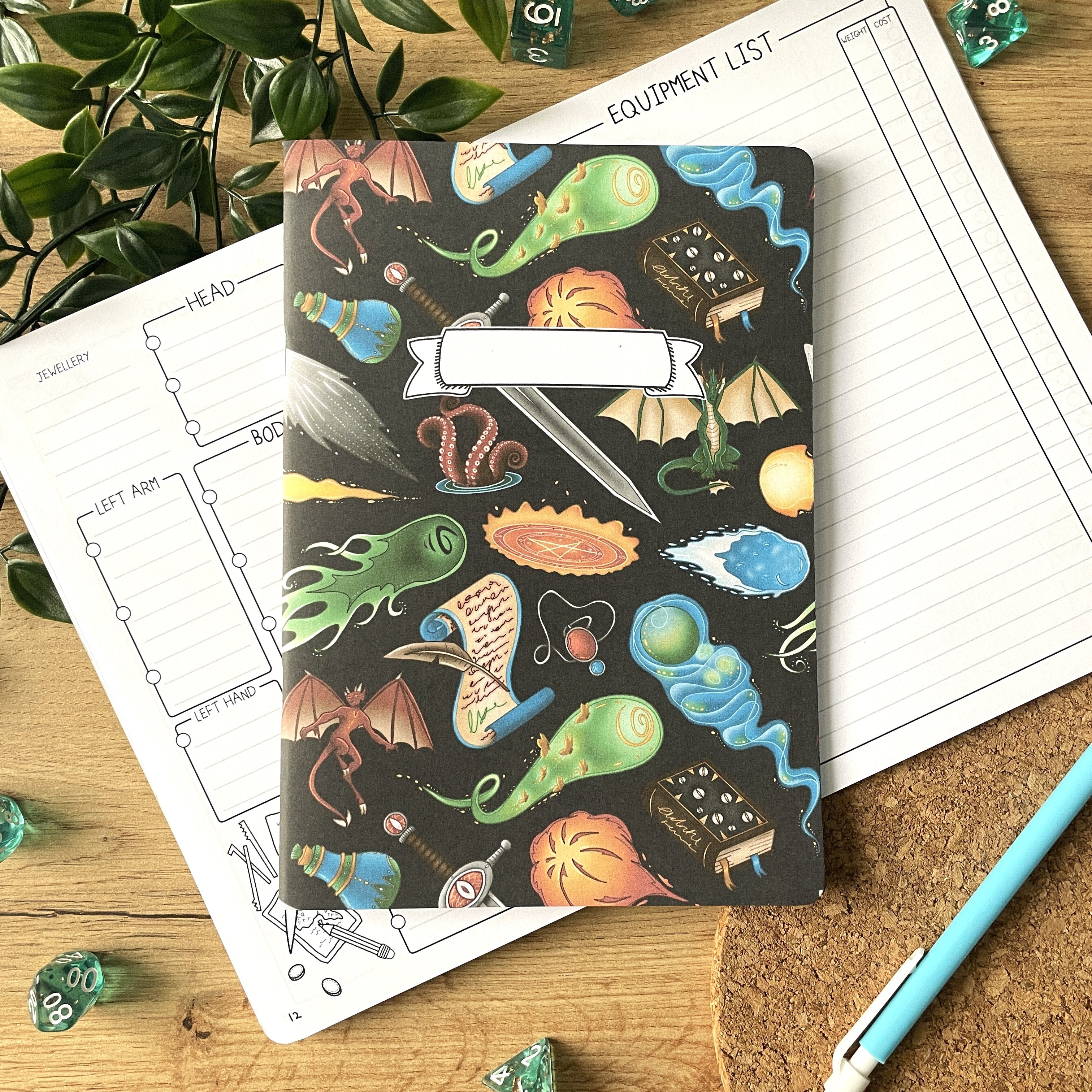 Warlock's Pact A5 Character Book