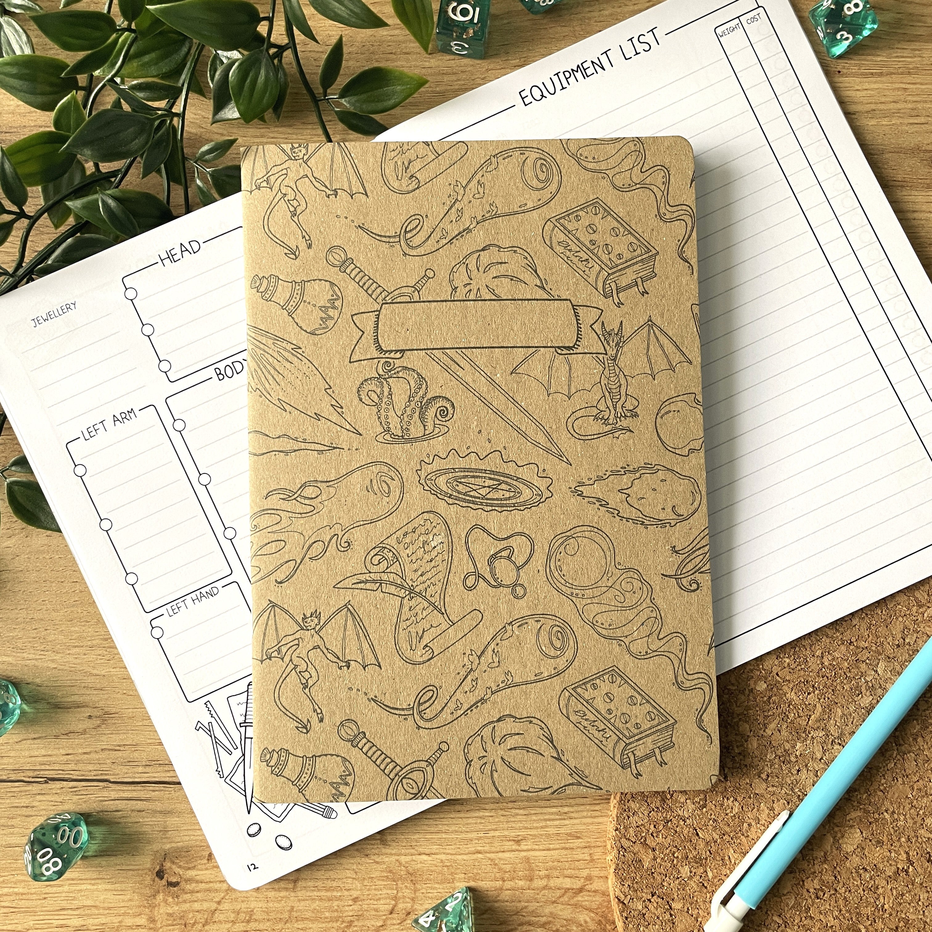 Warlock's Pact A5 Character Book