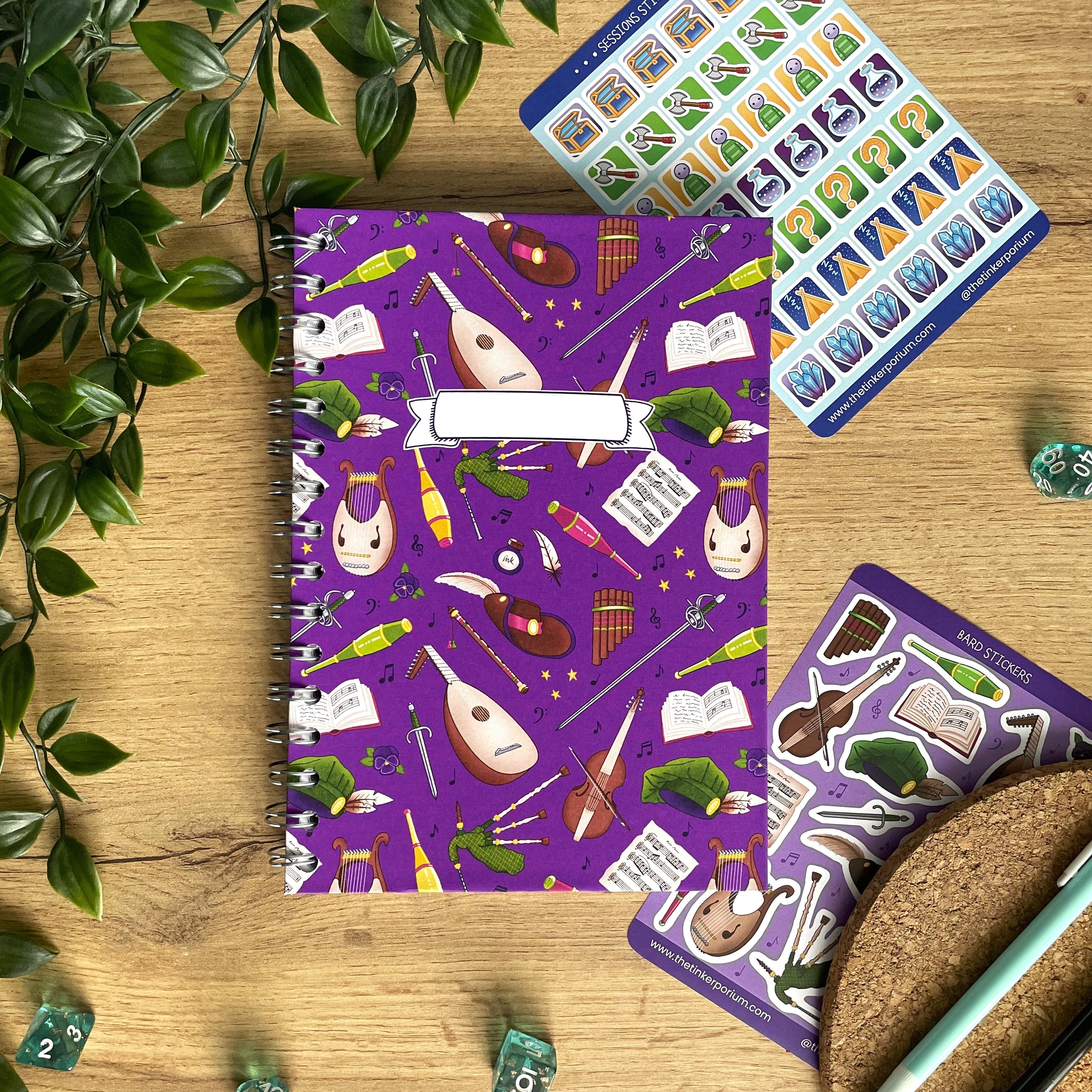 Bardic Musings A5 Campaign Journal