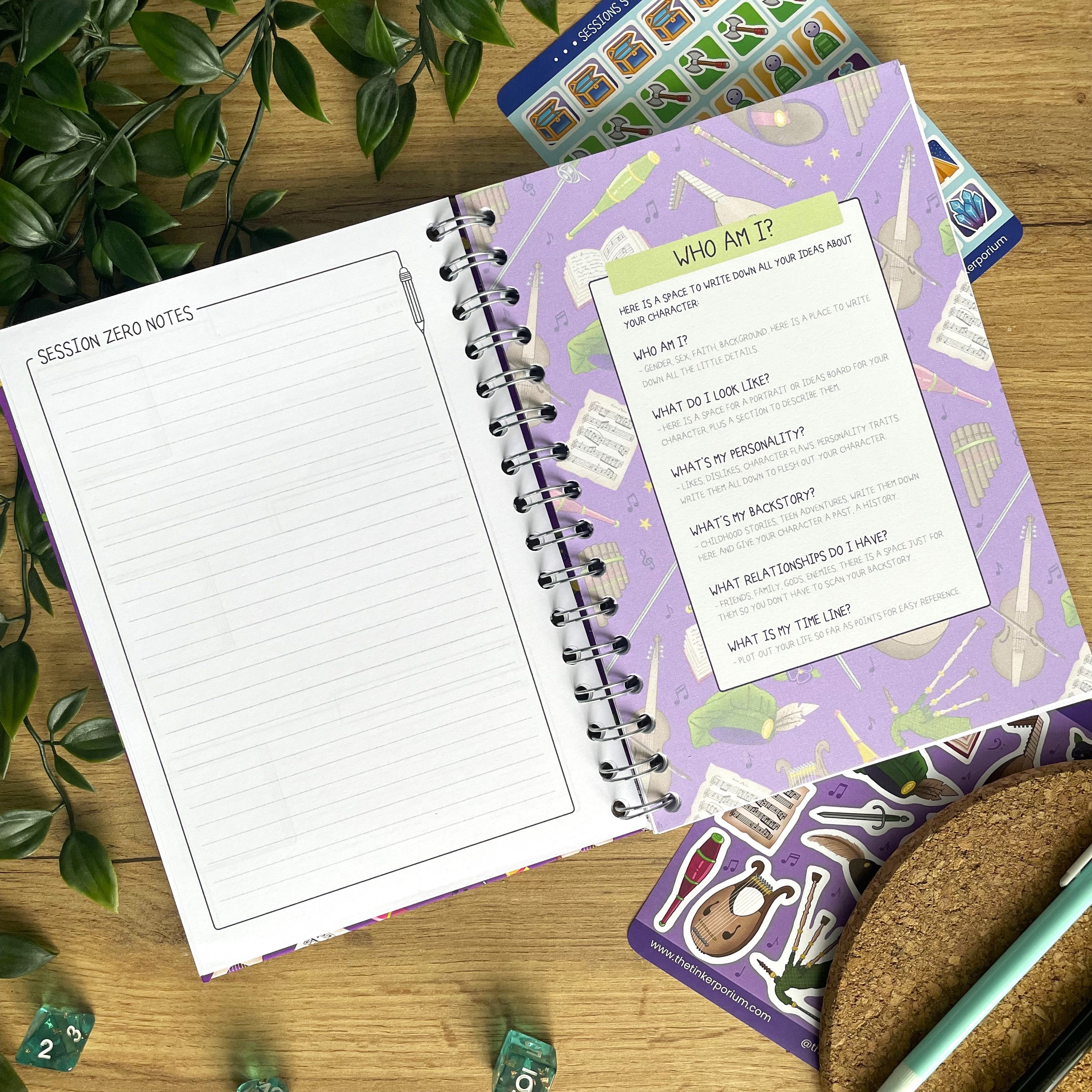 Bardic Musings A5 Campaign Journal