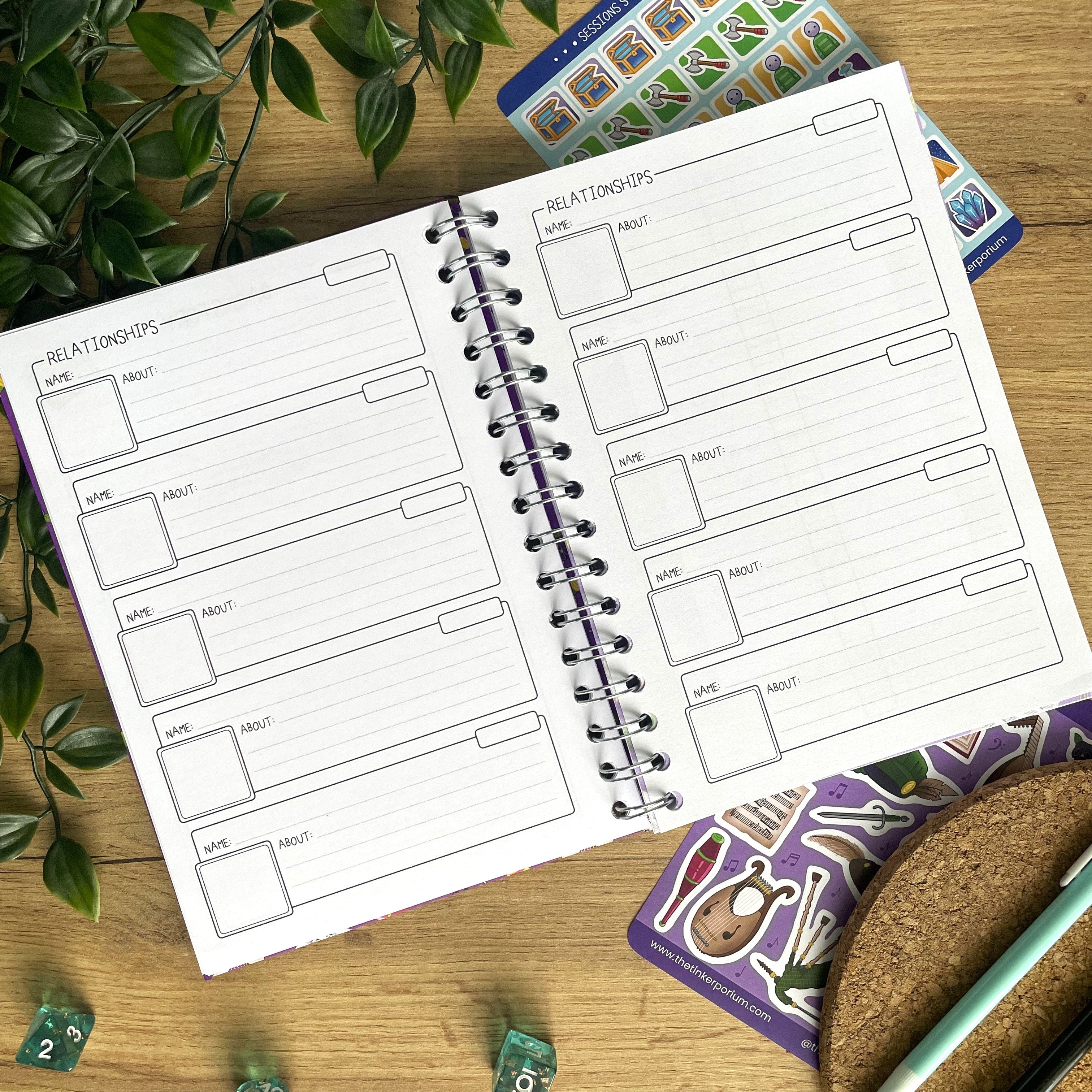 Bardic Musings A5 Campaign Journal