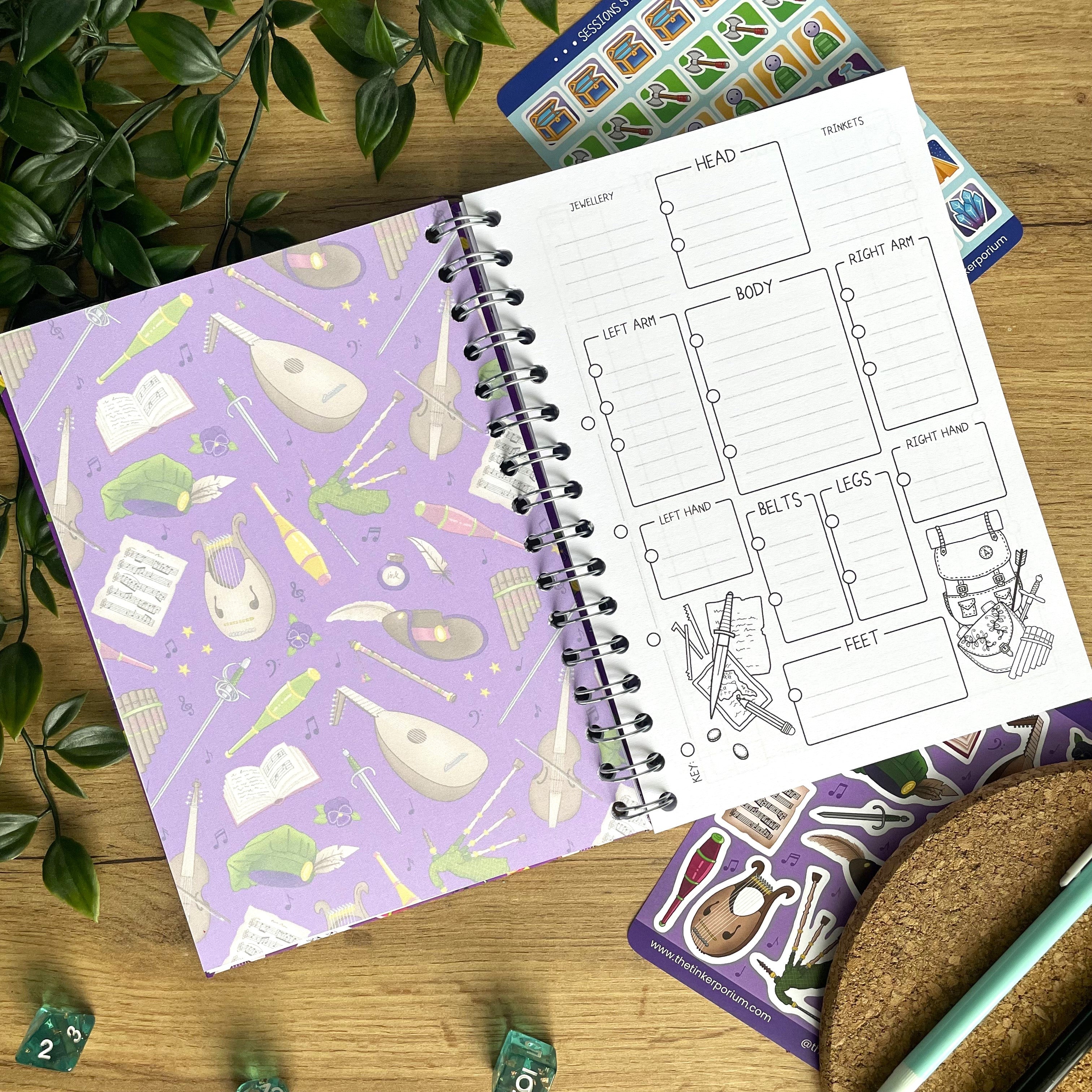 Bardic Musings A5 Campaign Journal