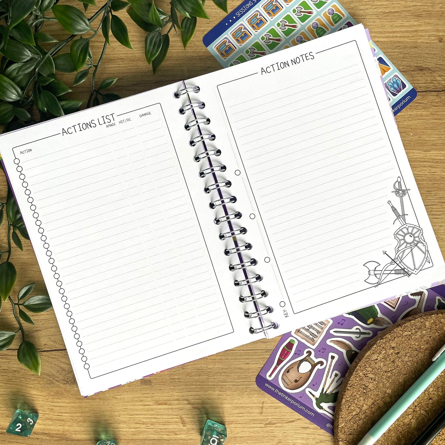 Bardic Musings A5 Campaign Journal