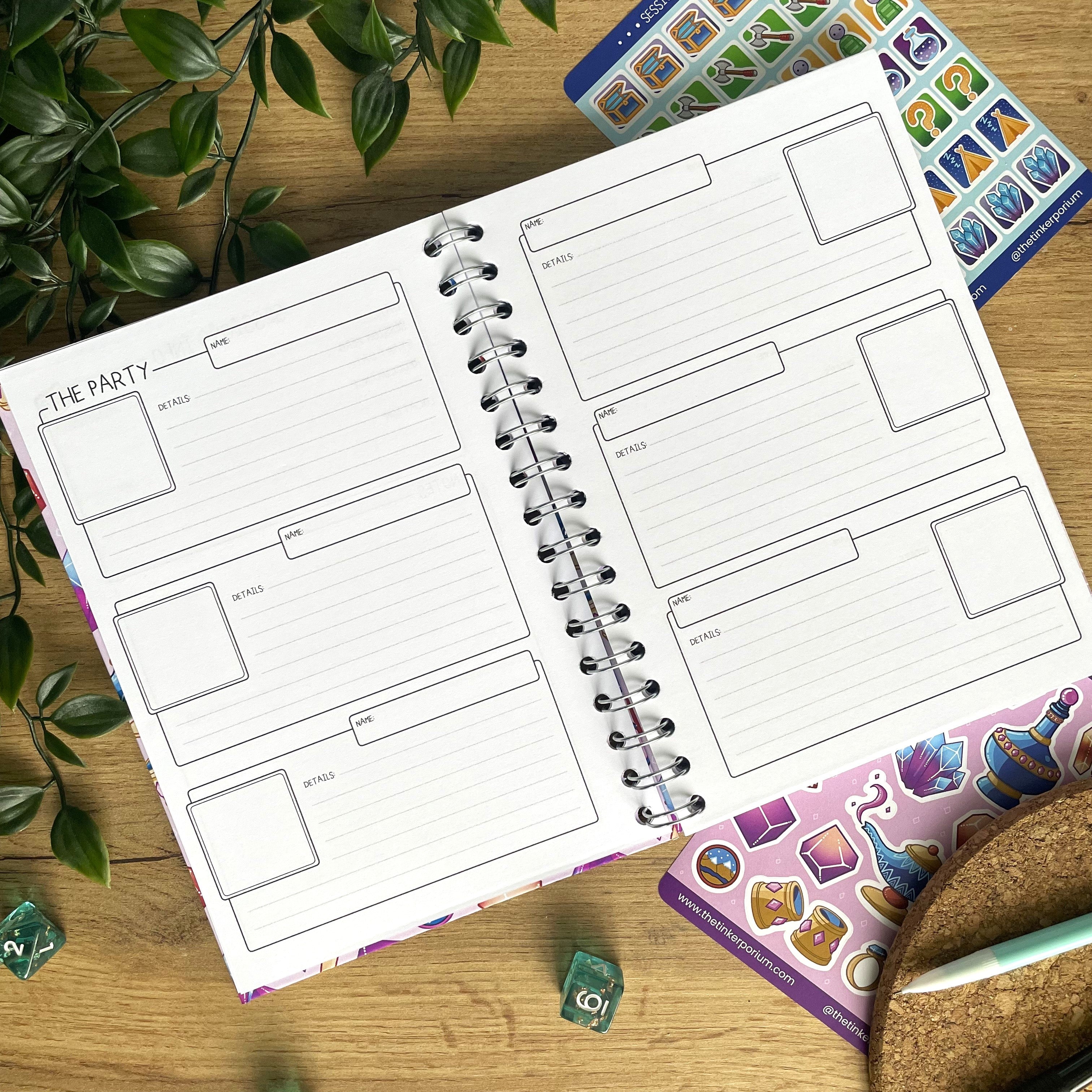 Genielock A5 Campaign Journal