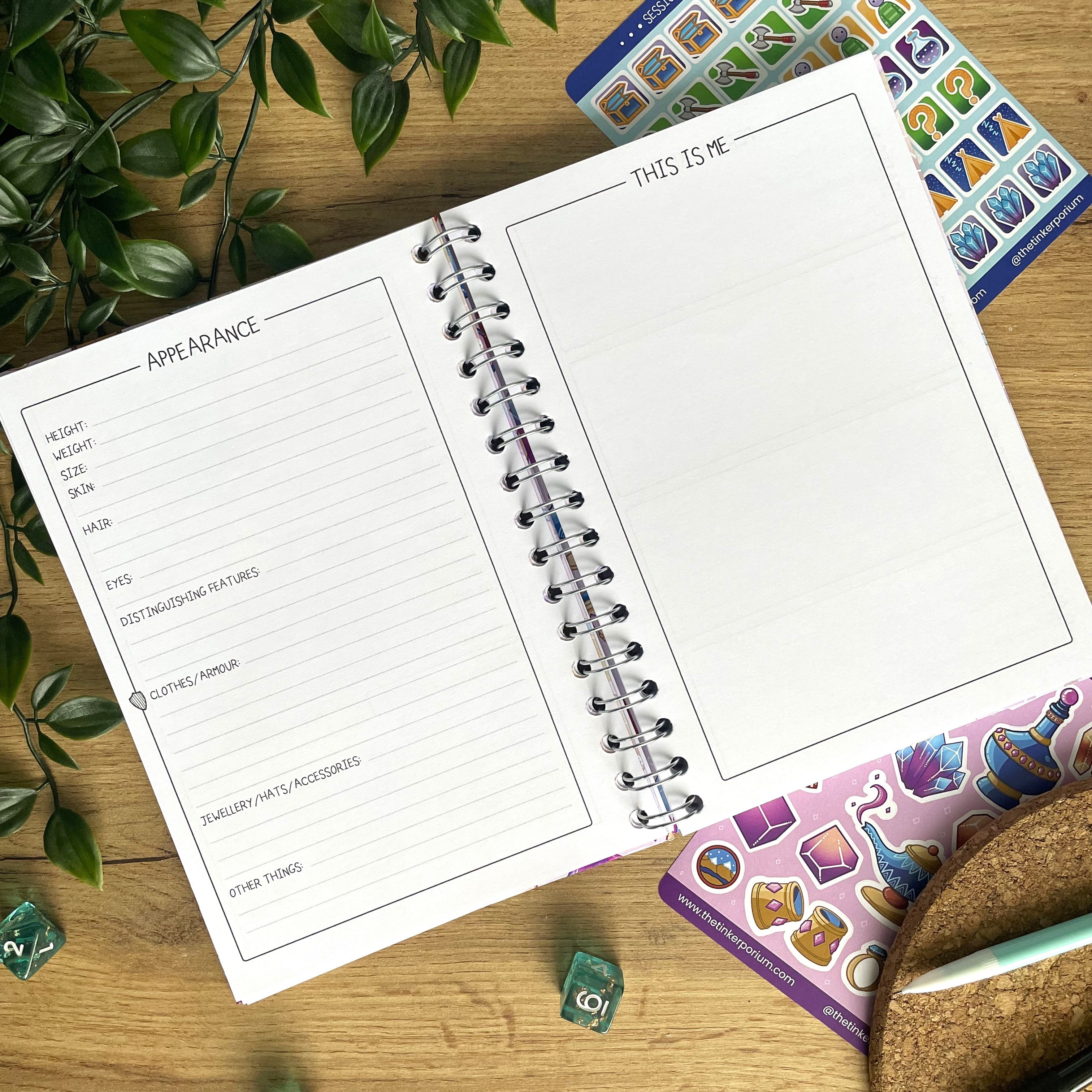 Genielock A5 Campaign Journal