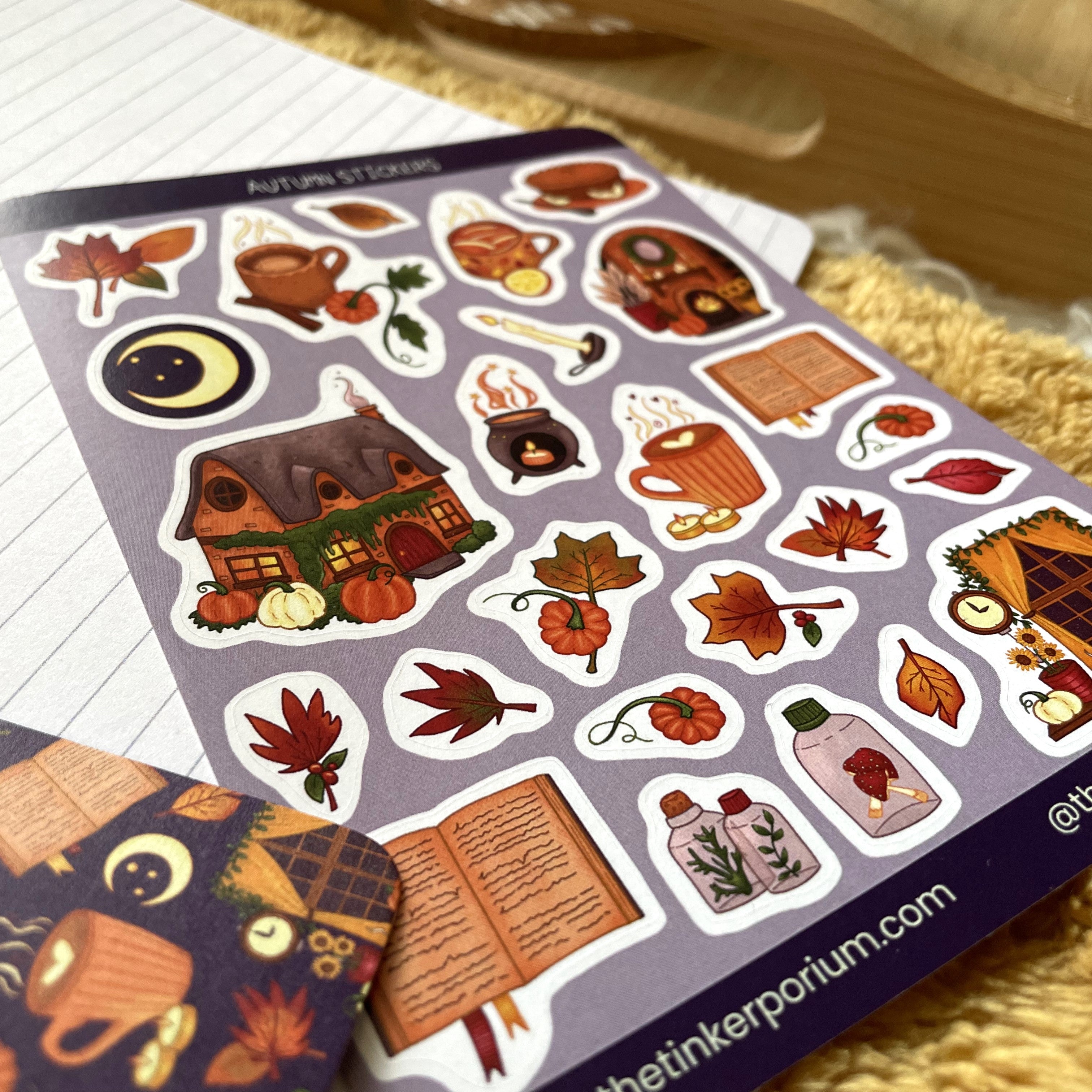 Autumn Cosiness A6 Sticker set