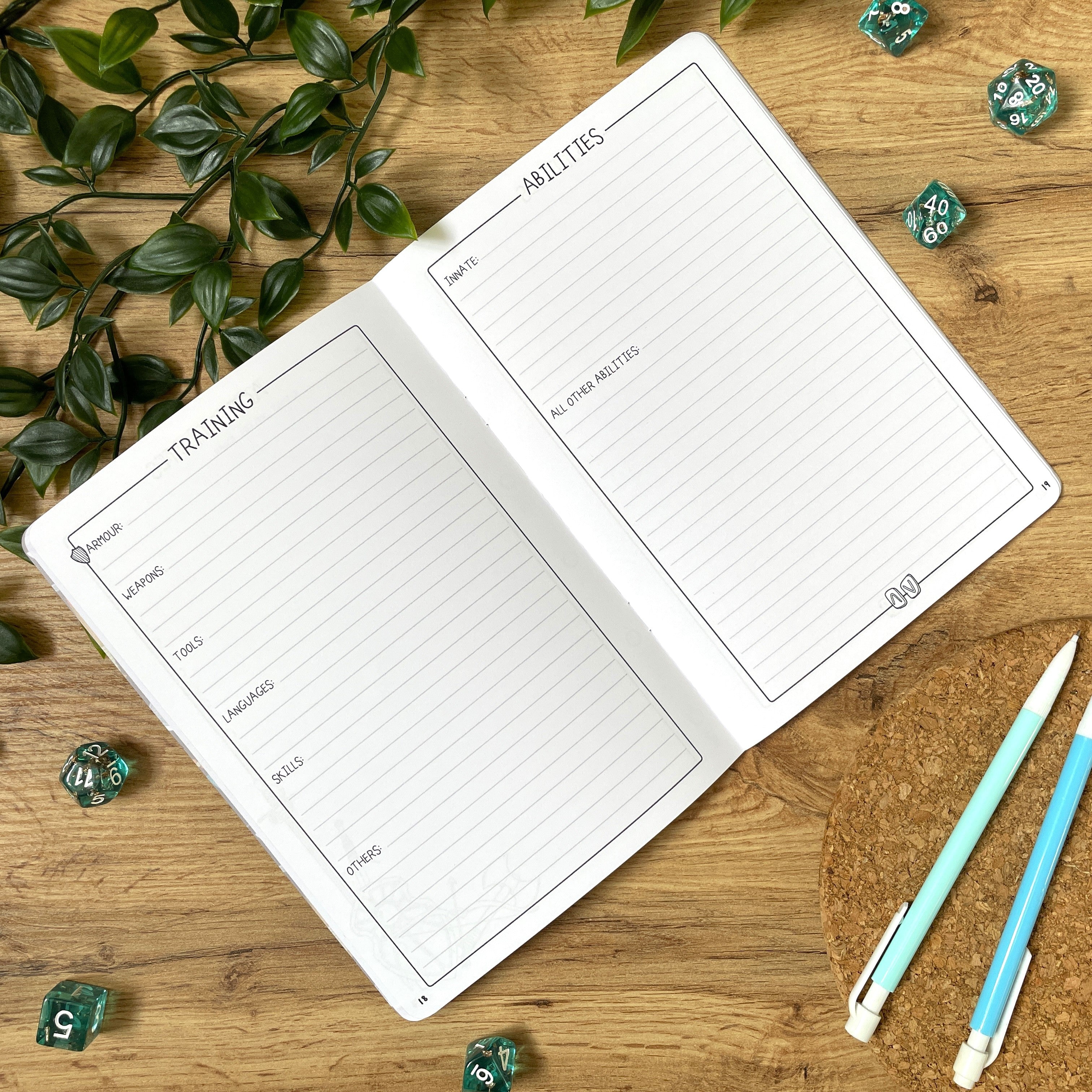 Sorcerer's Lineage A5 Character Book