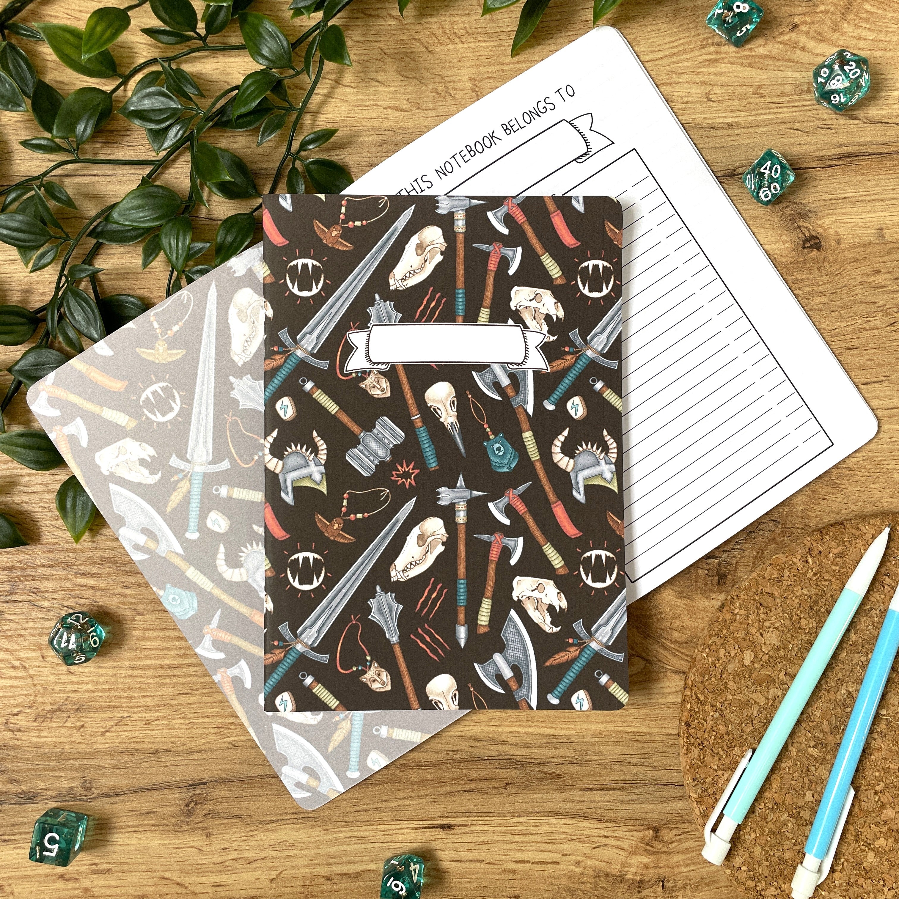 Barbarian's Rage A5 Notebook