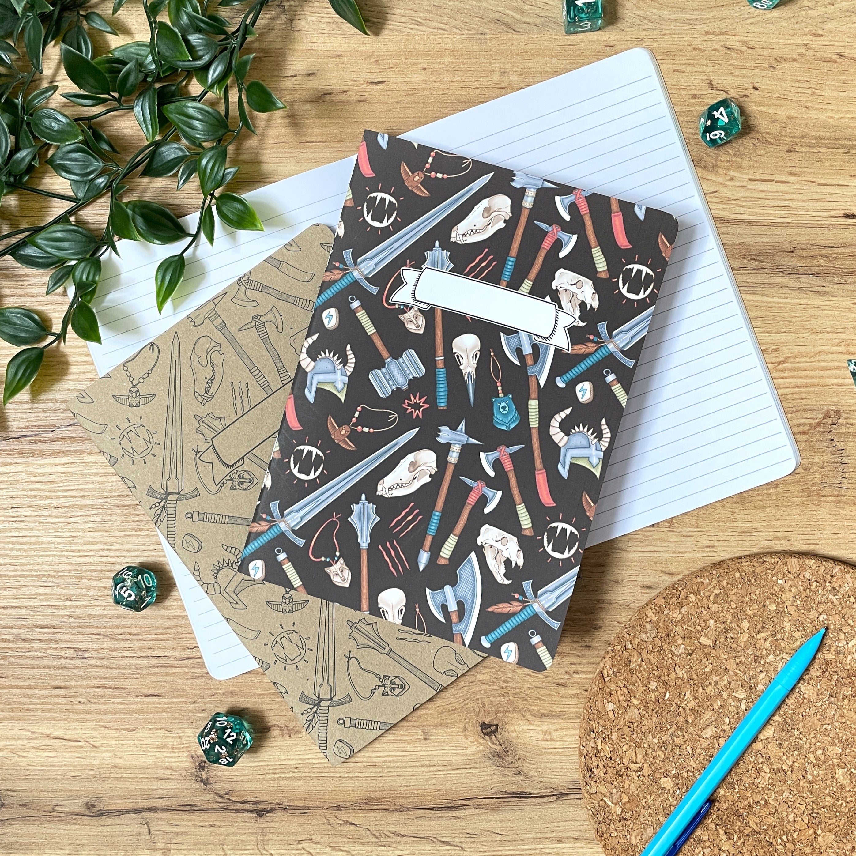 Barbarian's Rage A5 Notebook