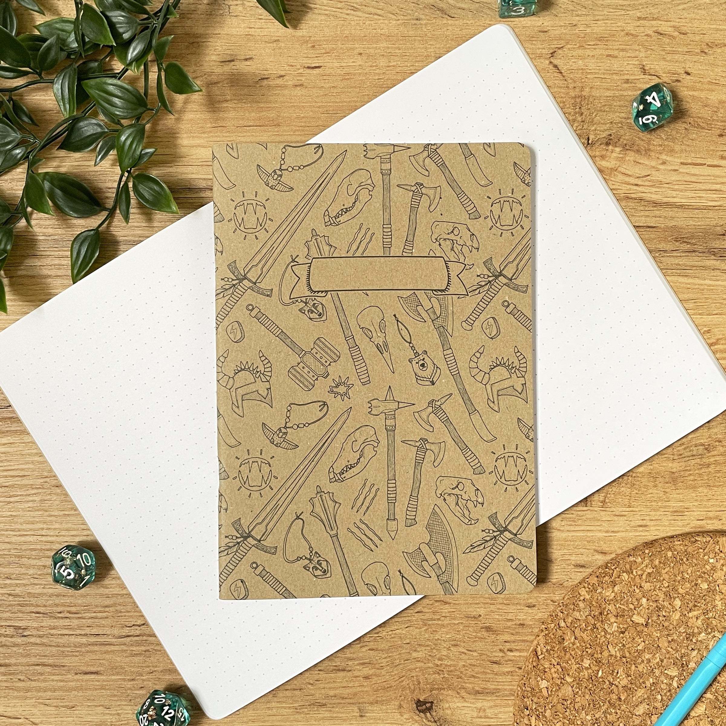 Barbarian's Rage A5 Notebook