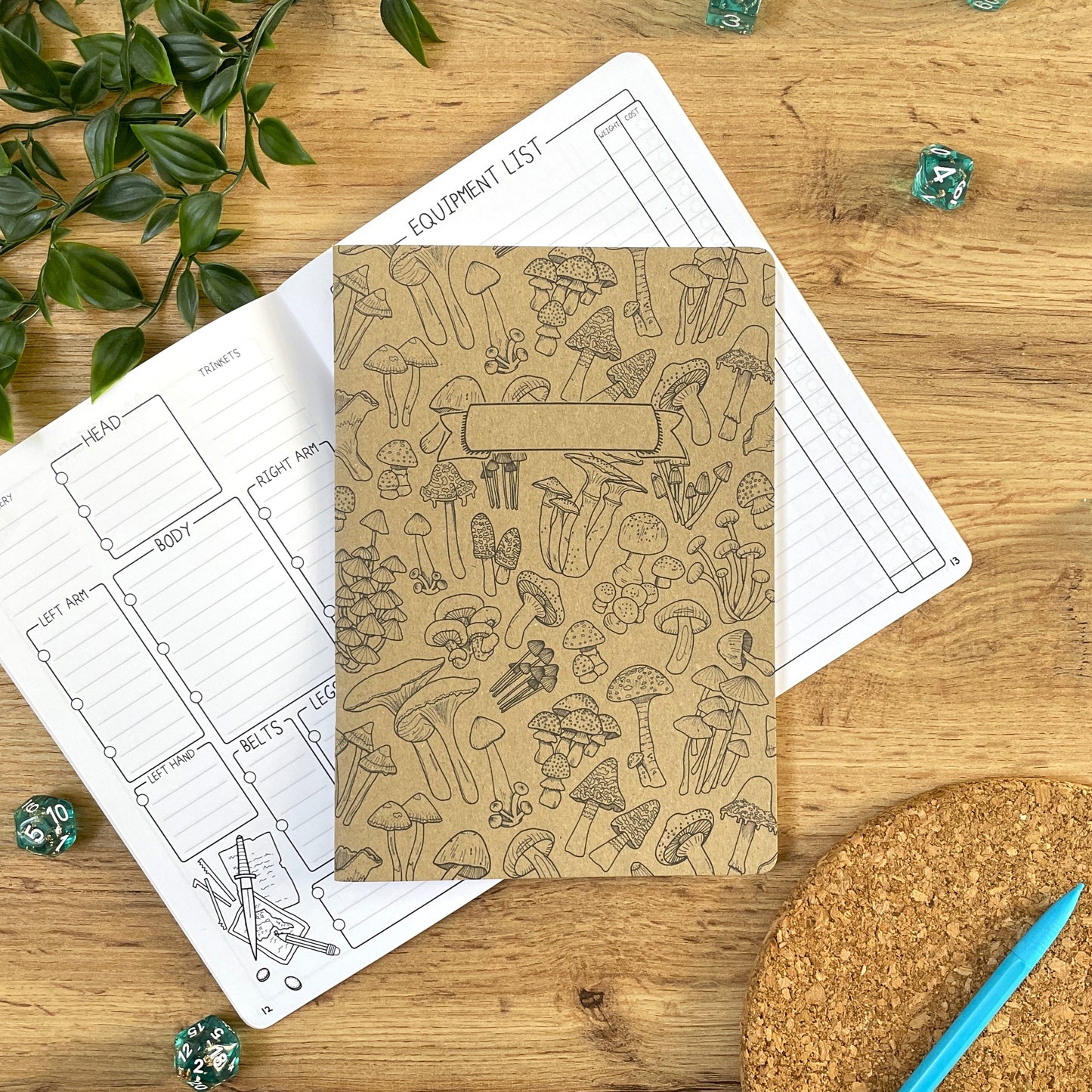 Mushroom Medley A5 Character Book