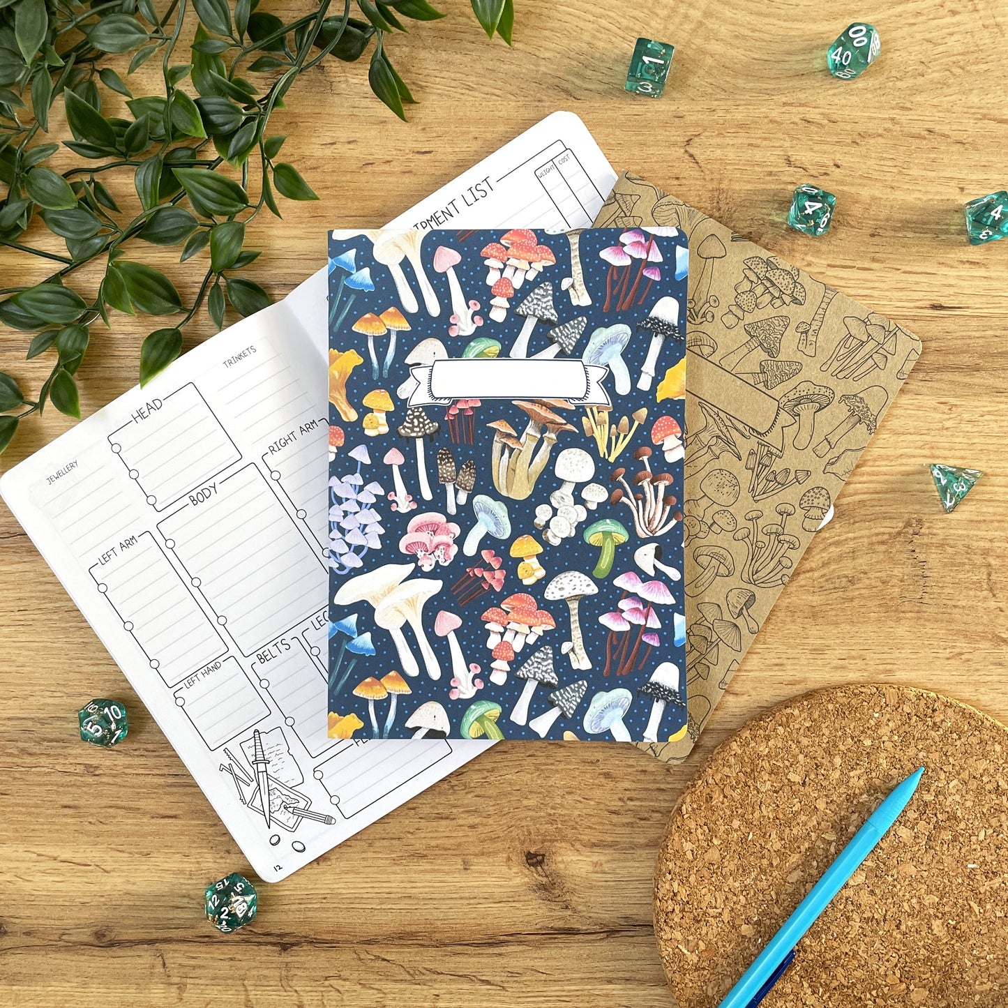 Mushroom Medley A5 Character Book