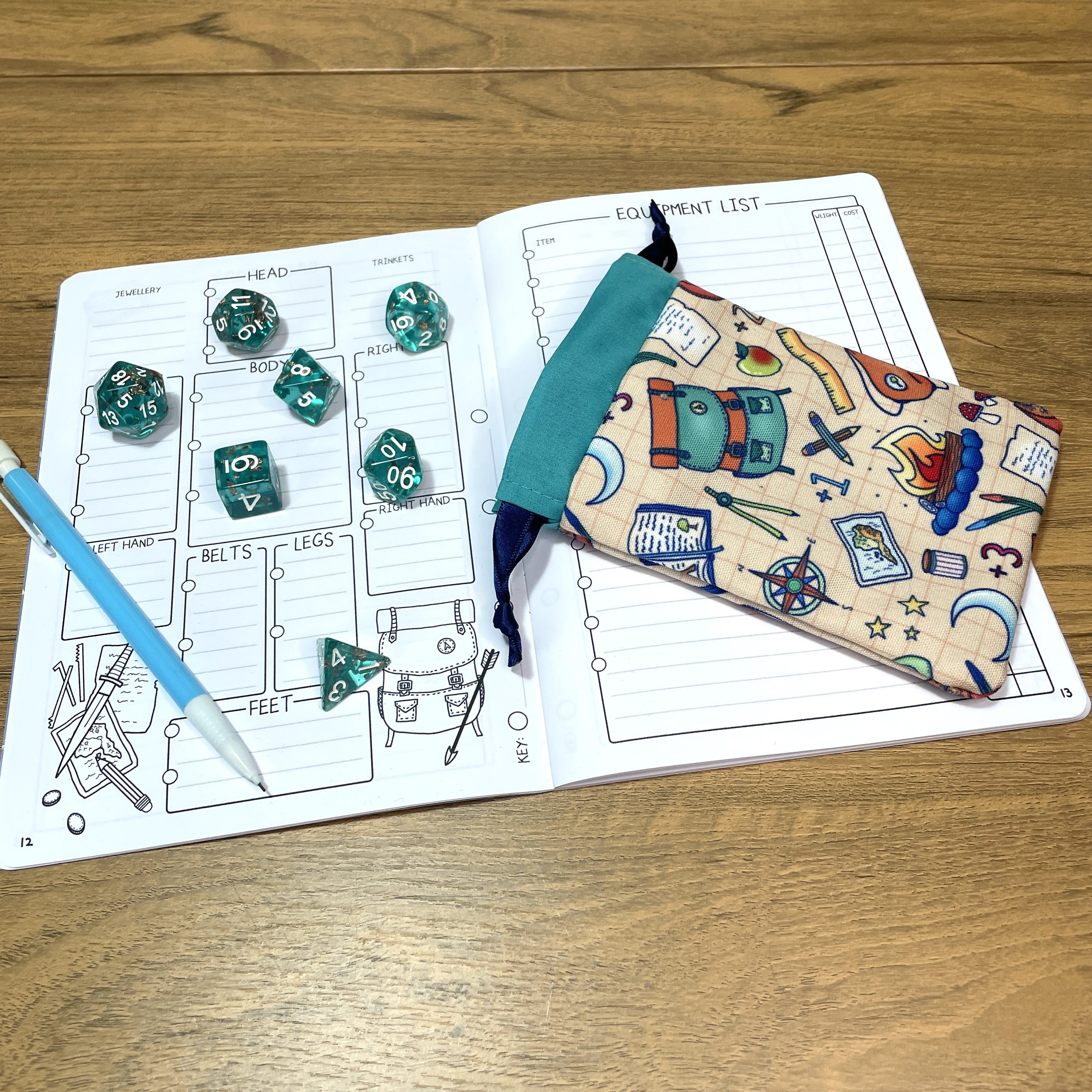 Mini Adventurer Dice Bags