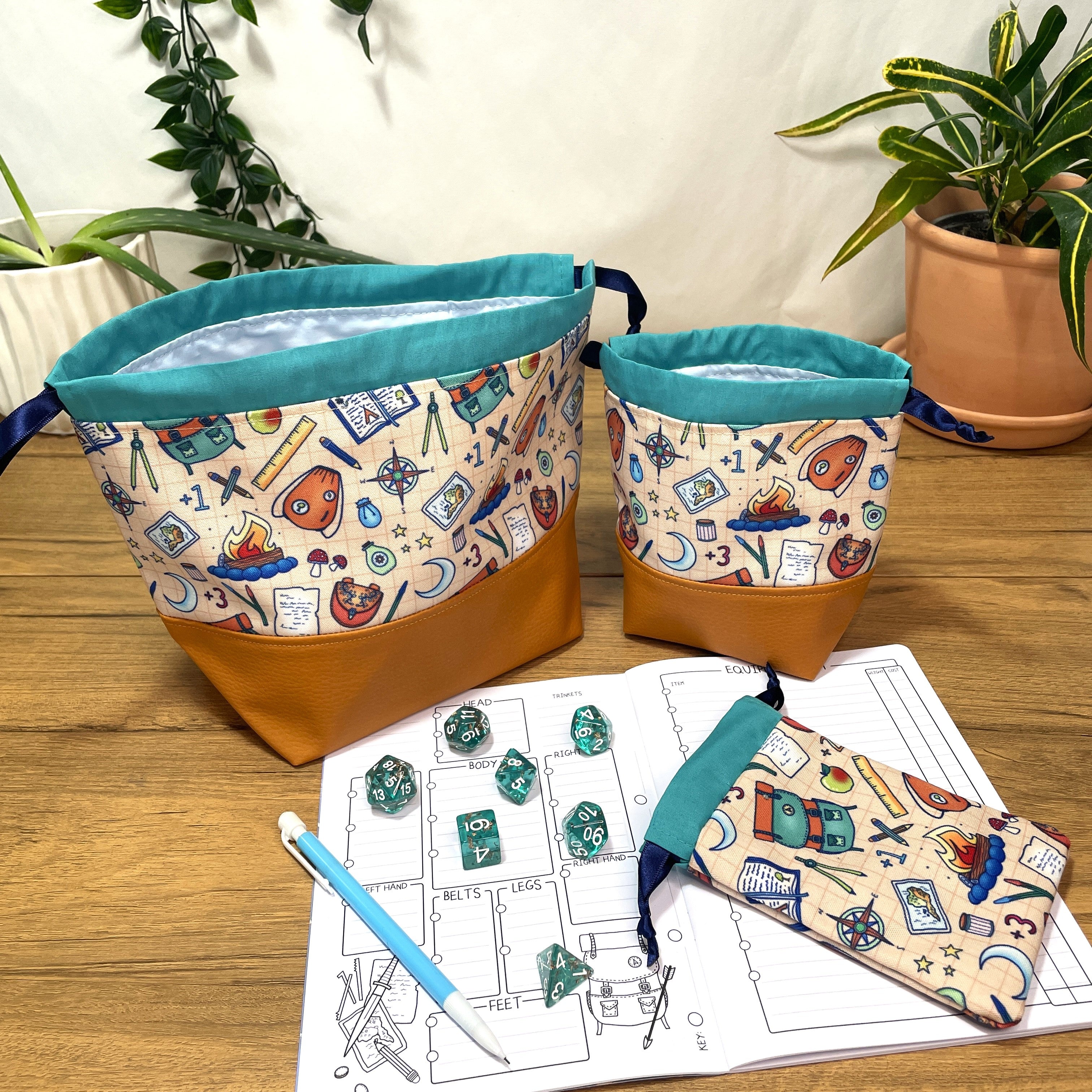 Mini Adventurer Dice Bags
