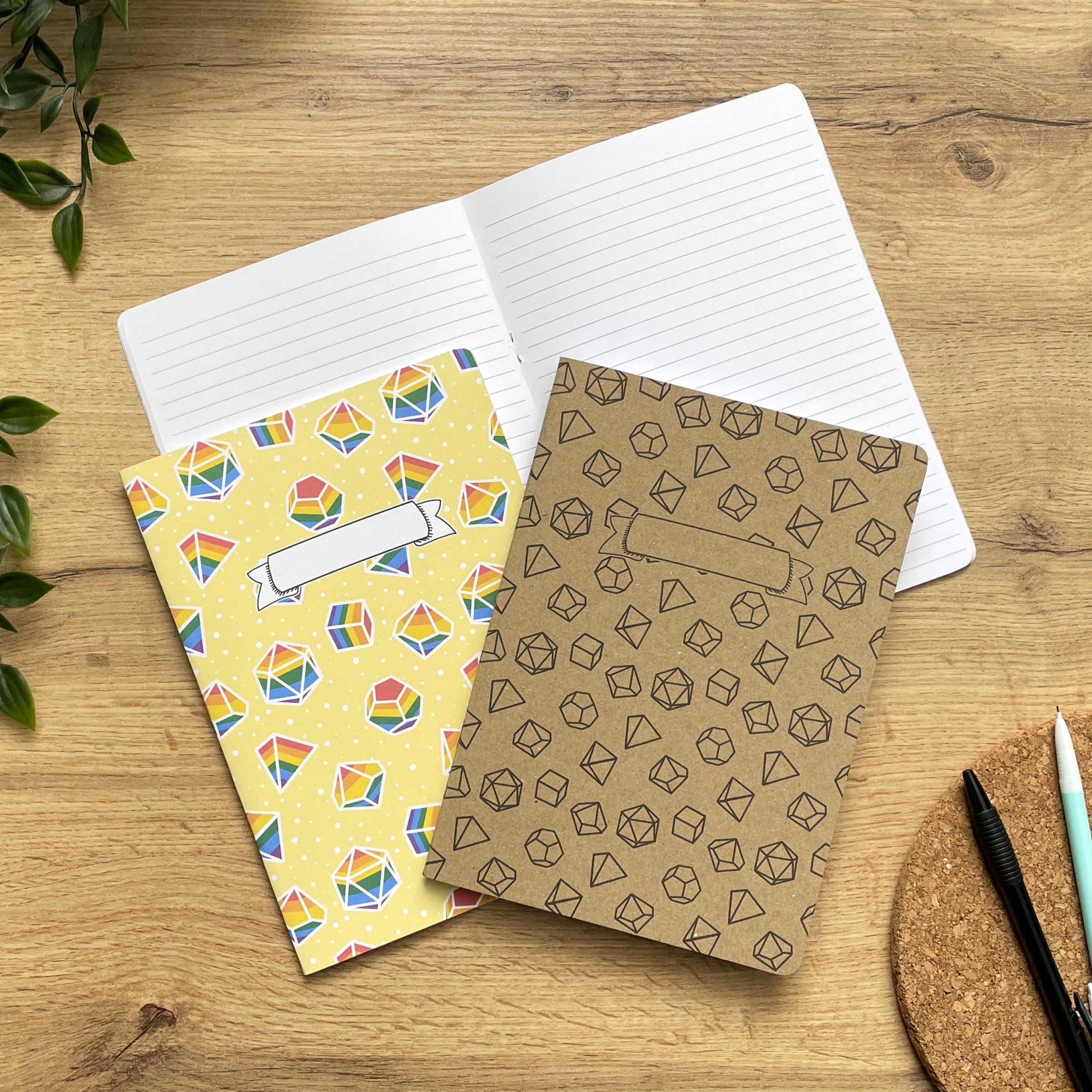 Rainbow Dice A5 Notebook