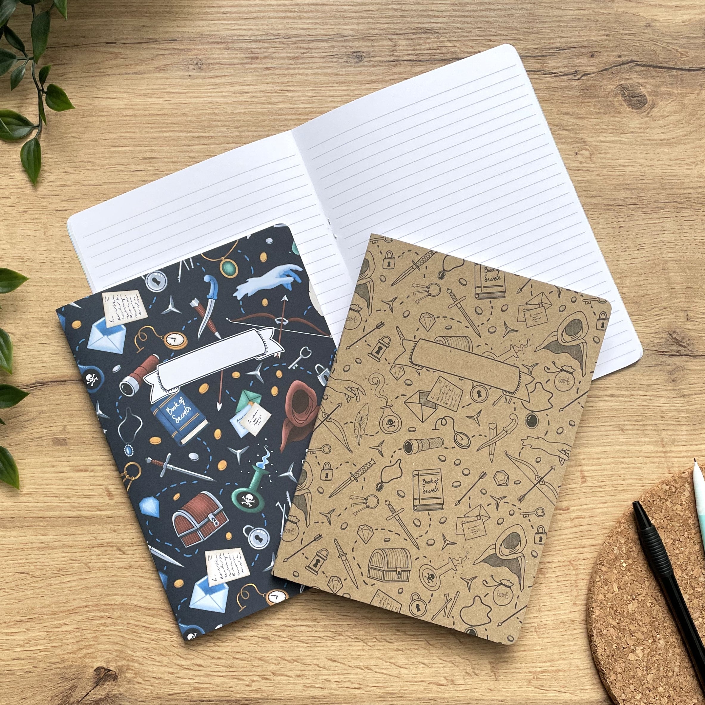 Rogue's Racket A5 Notebook