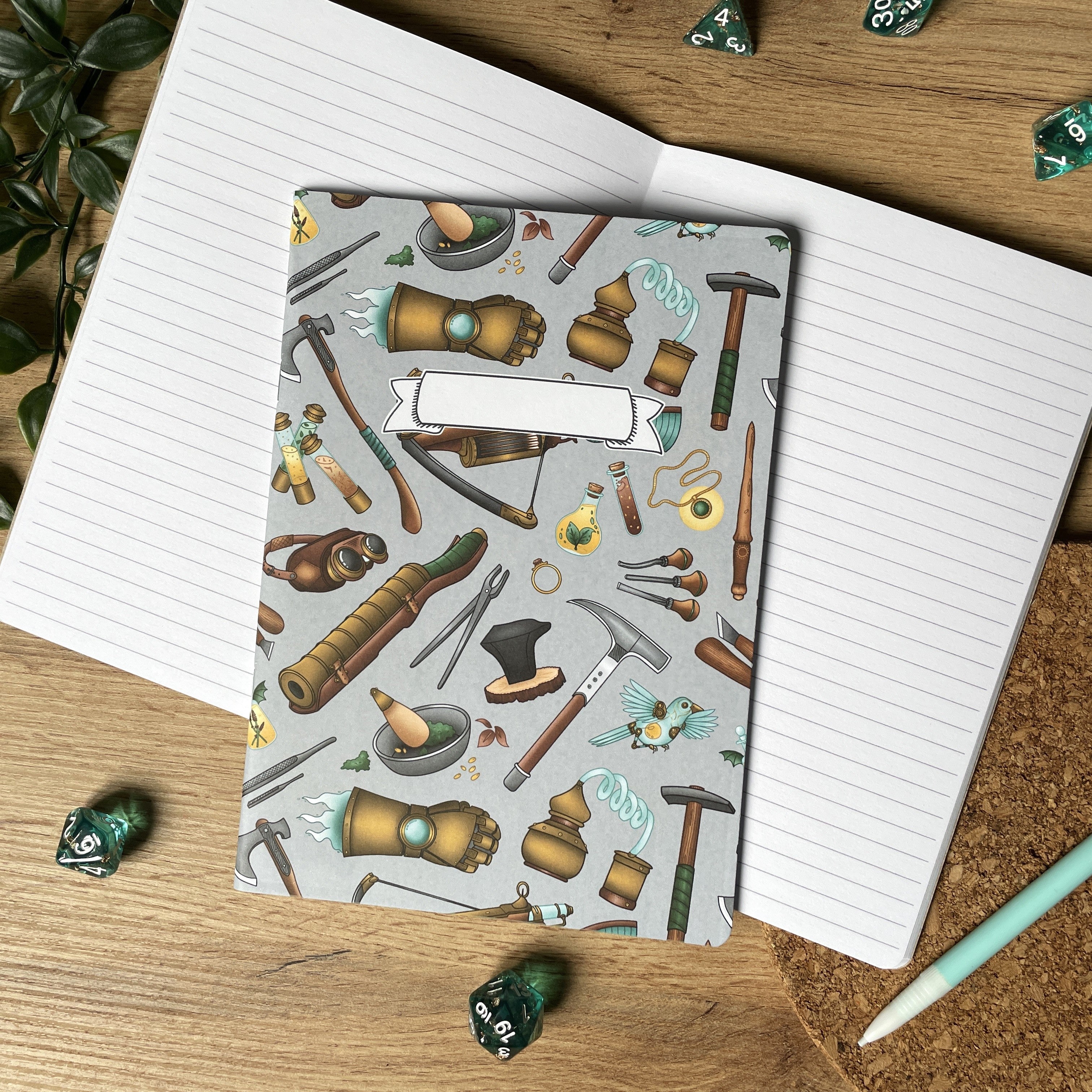 Artificer's Workshop A5 Notebook
