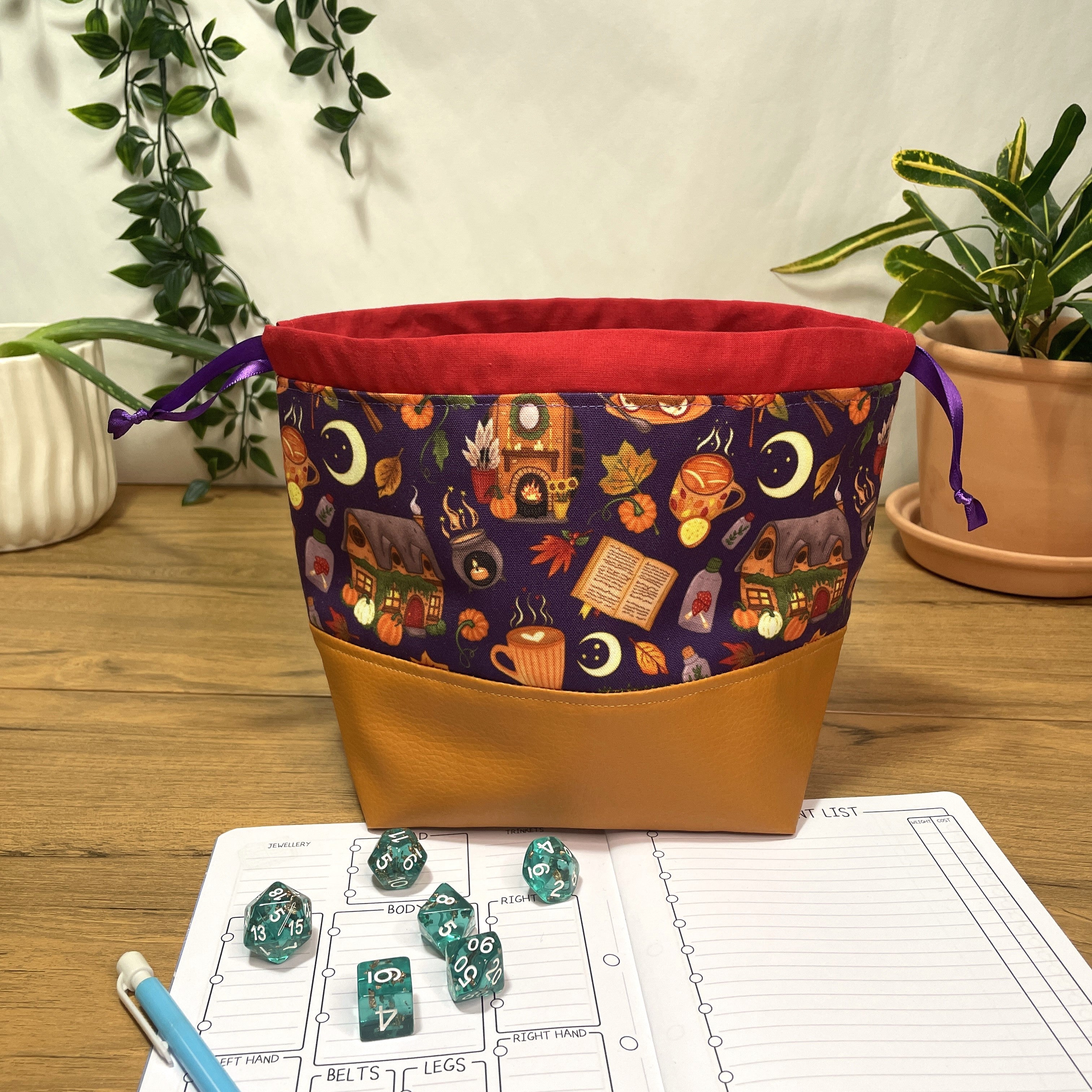 Autumn Cosiness Dice Bags
