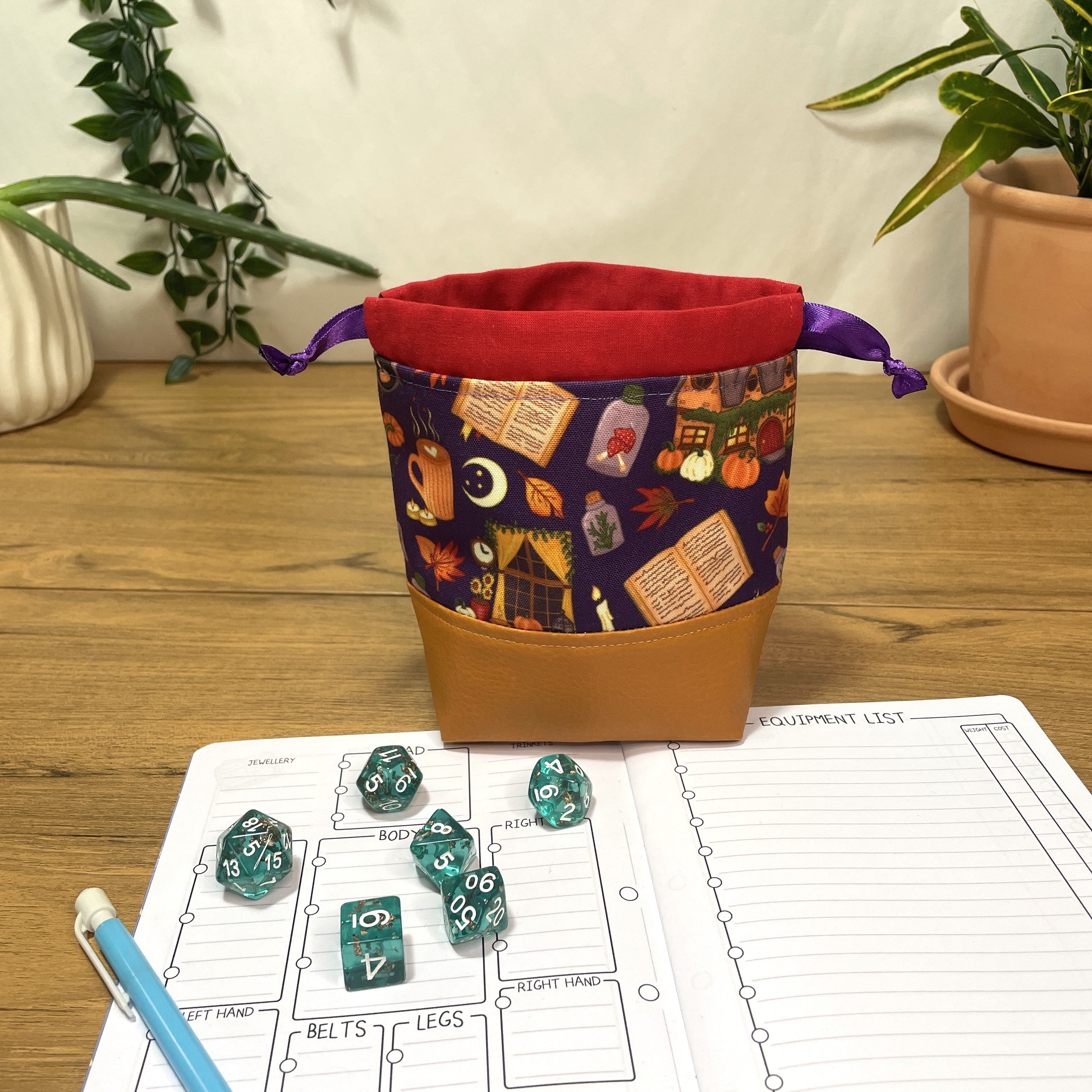 Autumn Cosiness Dice Bags