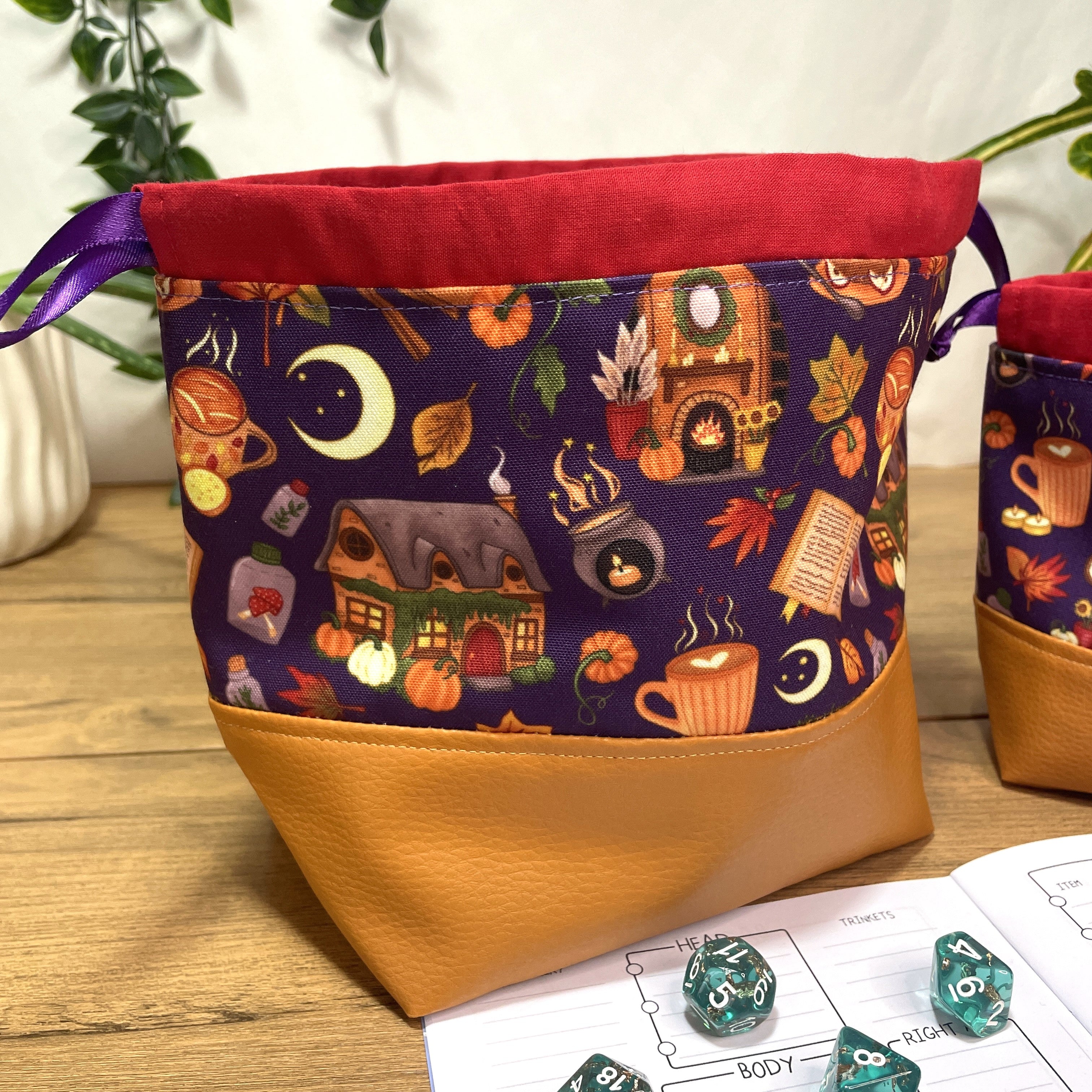 Autumn Cosiness Dice Bags