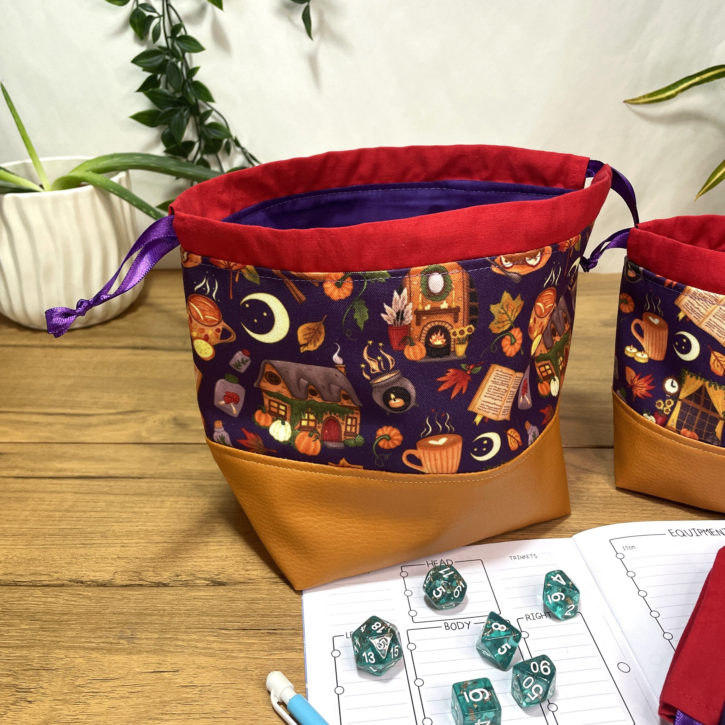 Autumn Cosiness Dice Bags