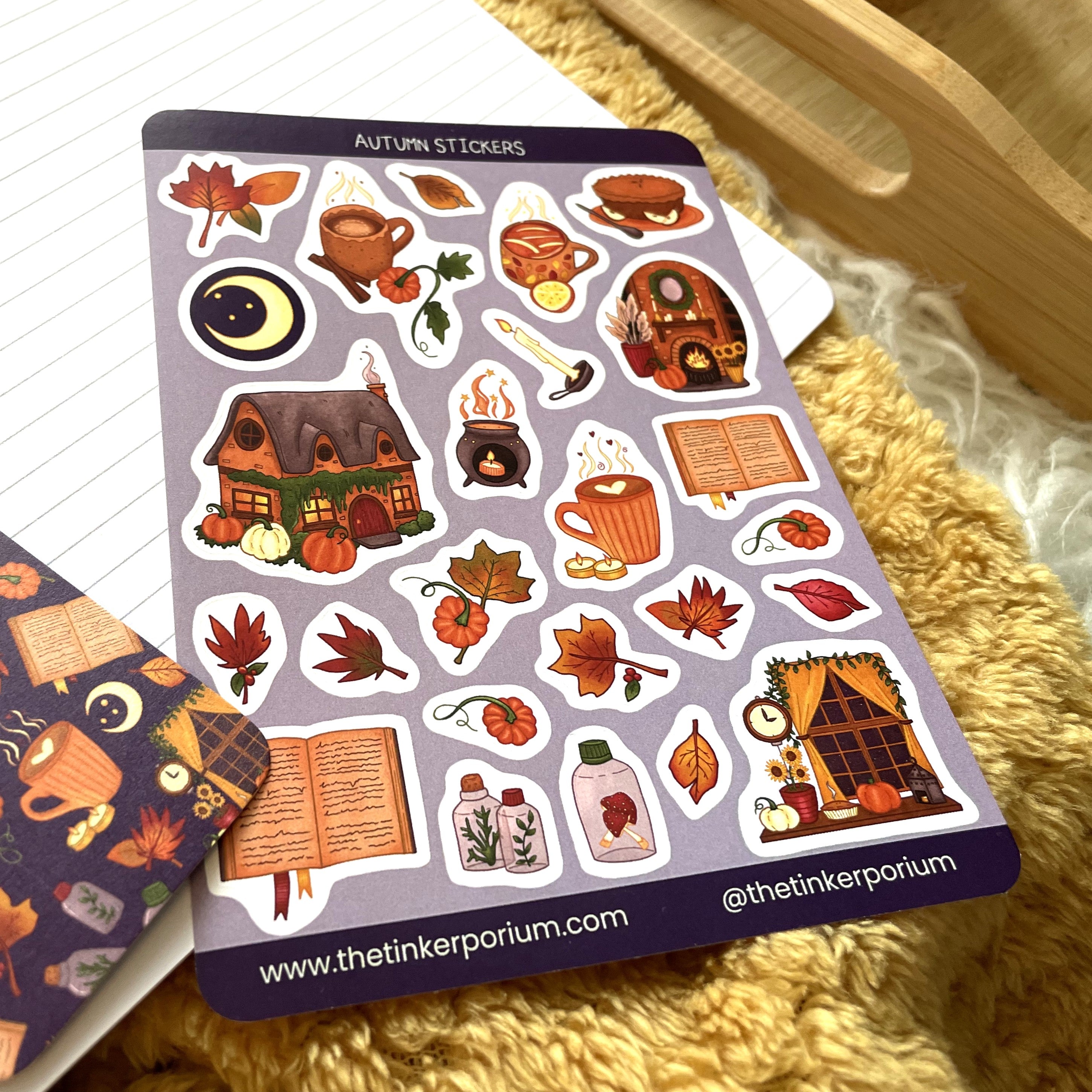 Autumn Cosiness A6 Sticker set